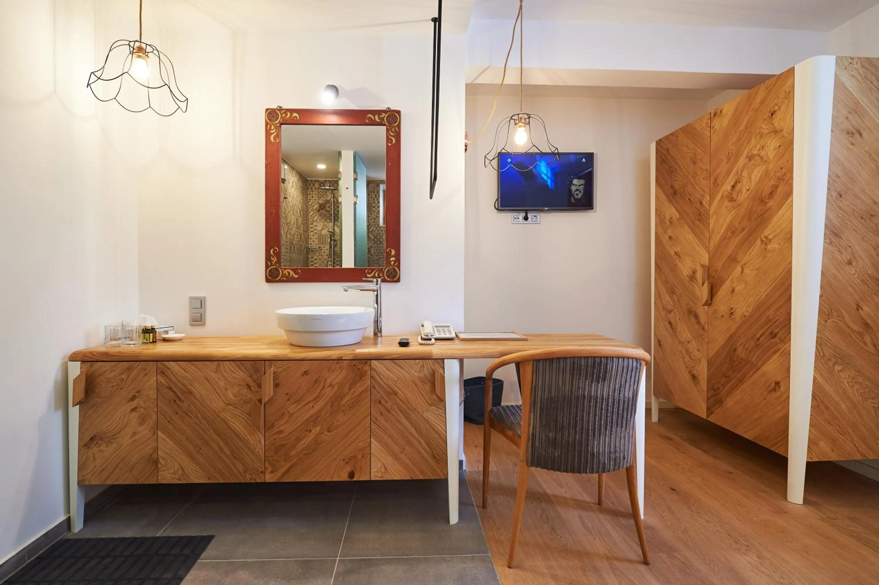 Communal lounge/ TV room in Hotel Plesnik Logar Valley