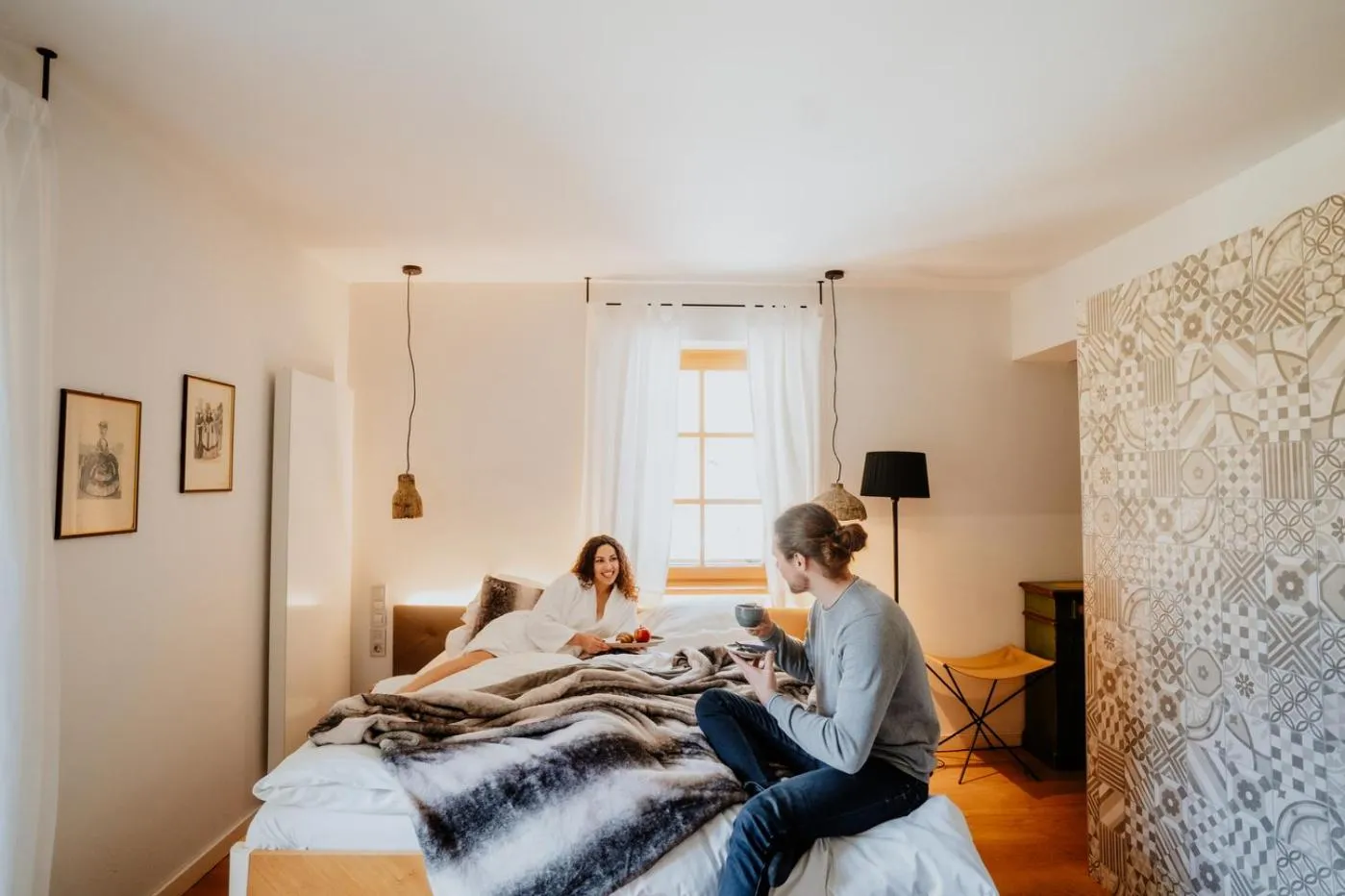 Bed in Hotel Plesnik Logar Valley