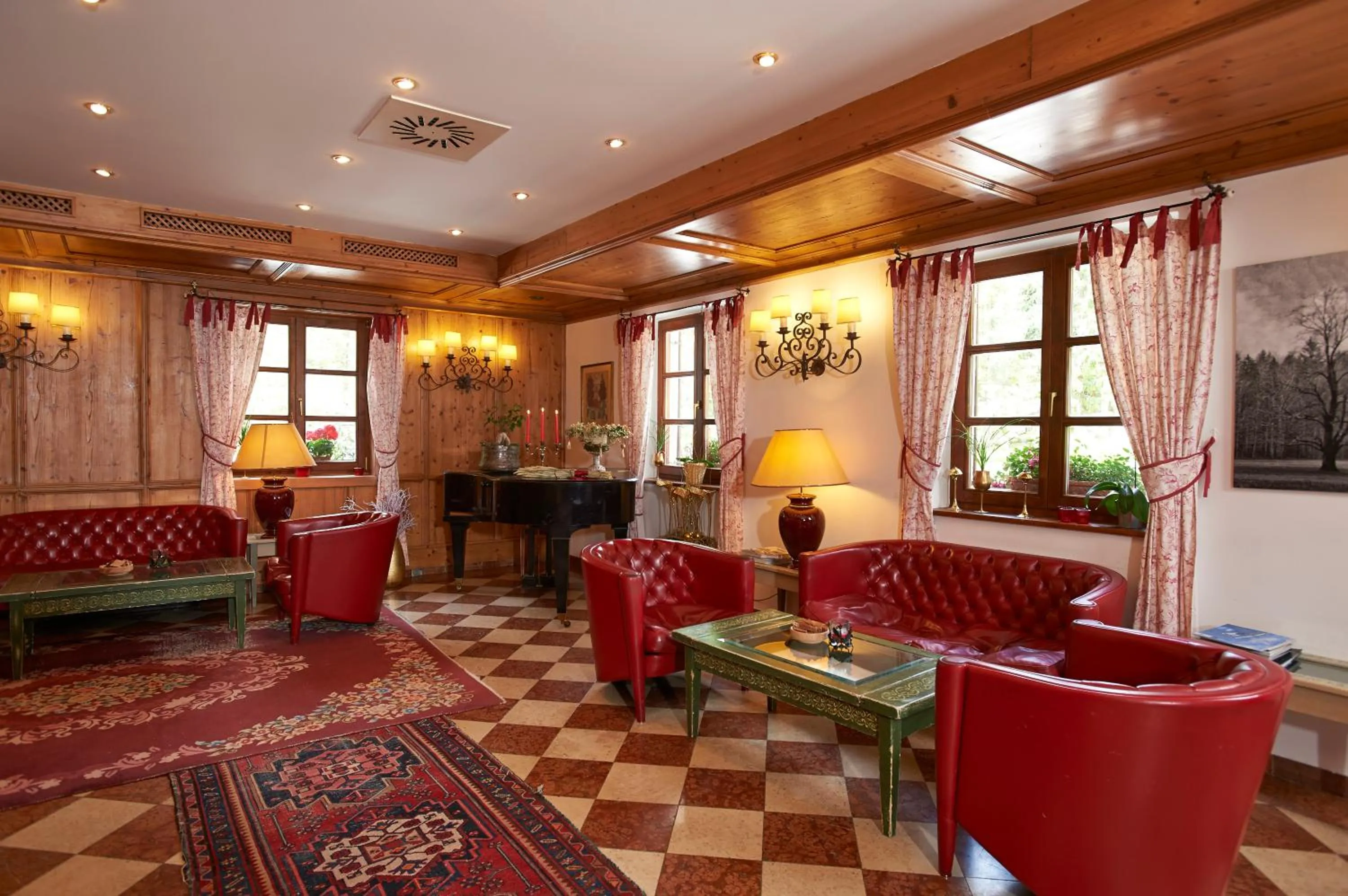 Lounge or bar in Hotel Plesnik Logar Valley