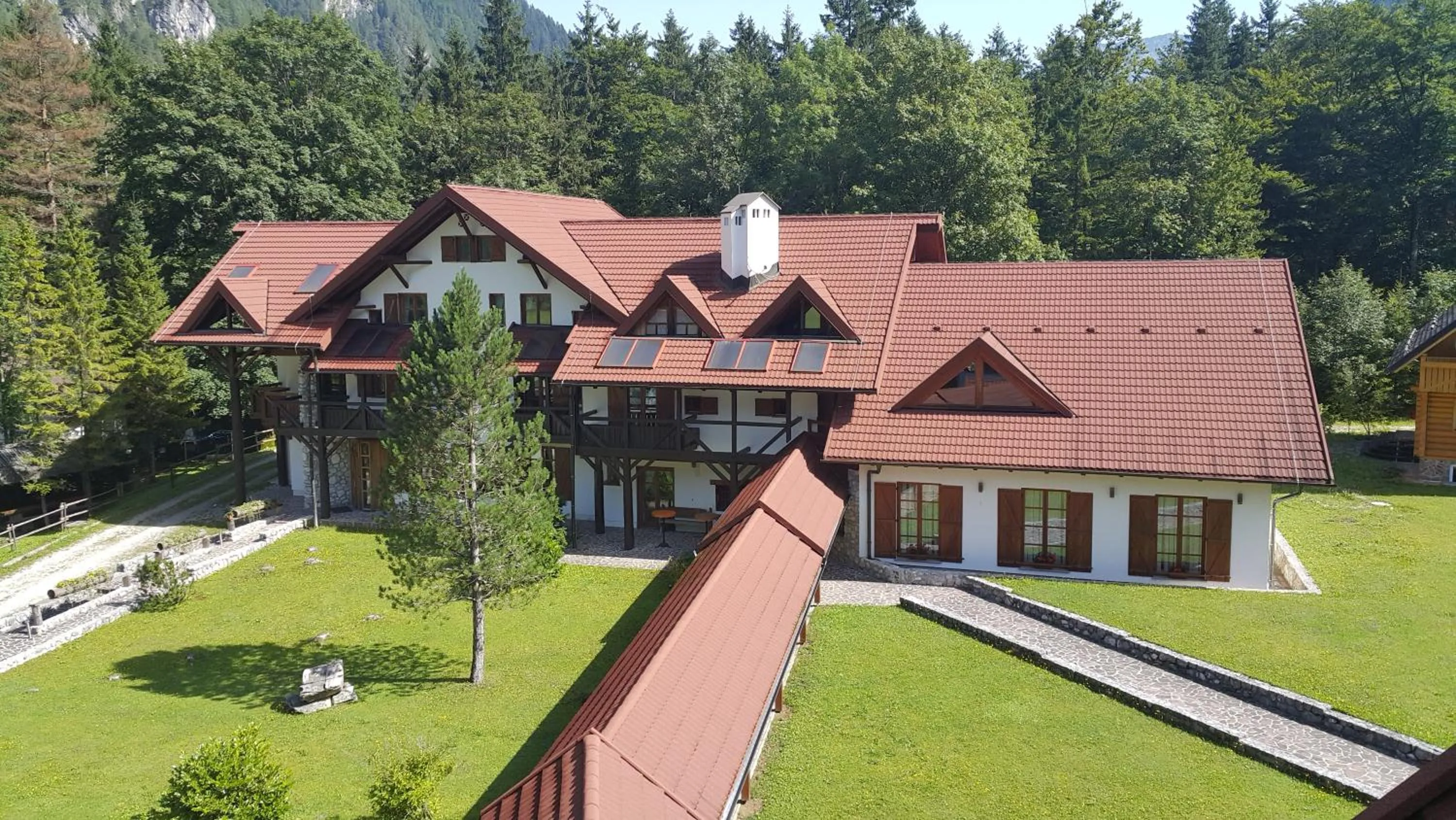 Bird's eye view in Hotel Plesnik Logar Valley