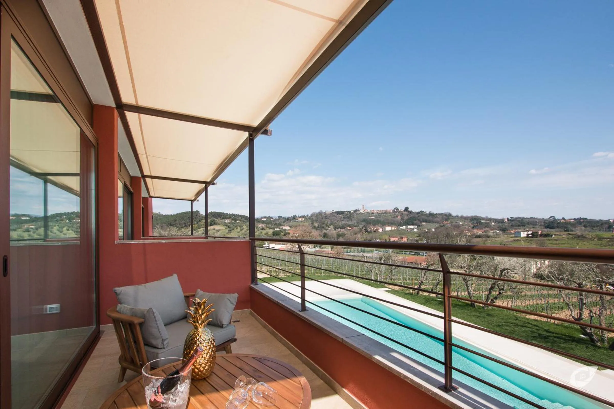 Balcony/Terrace in Buonamico Wine Resort