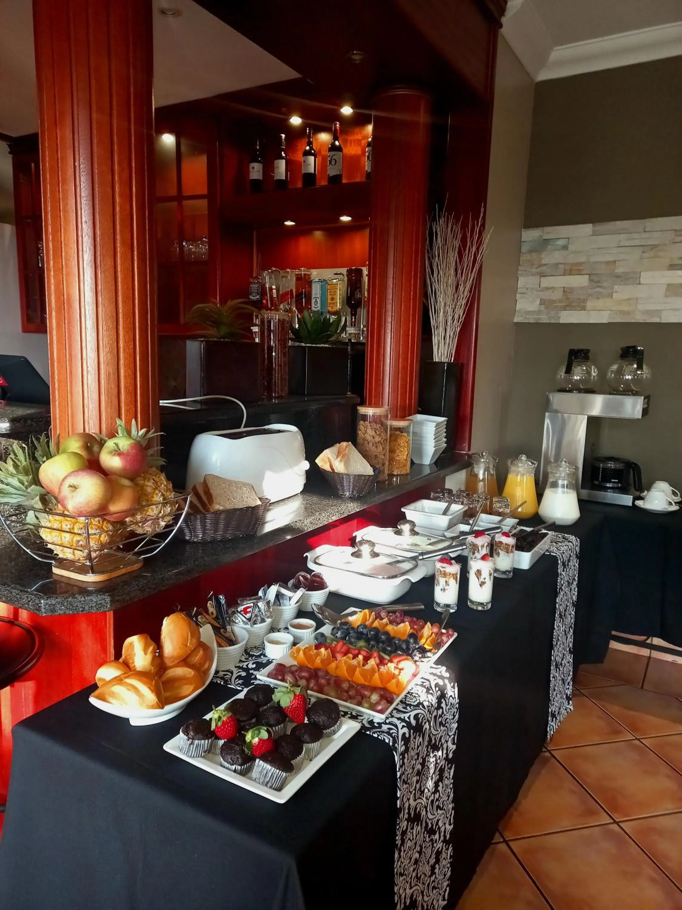 Breakfast in Waterfalls Boutique Hotel
