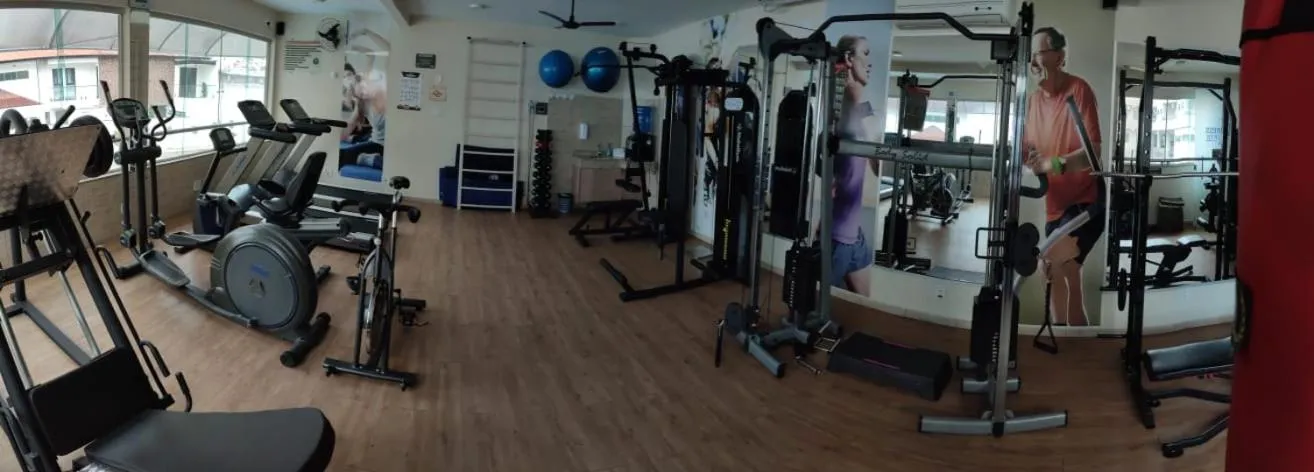 Fitness centre/facilities in Hotel Santo Graal