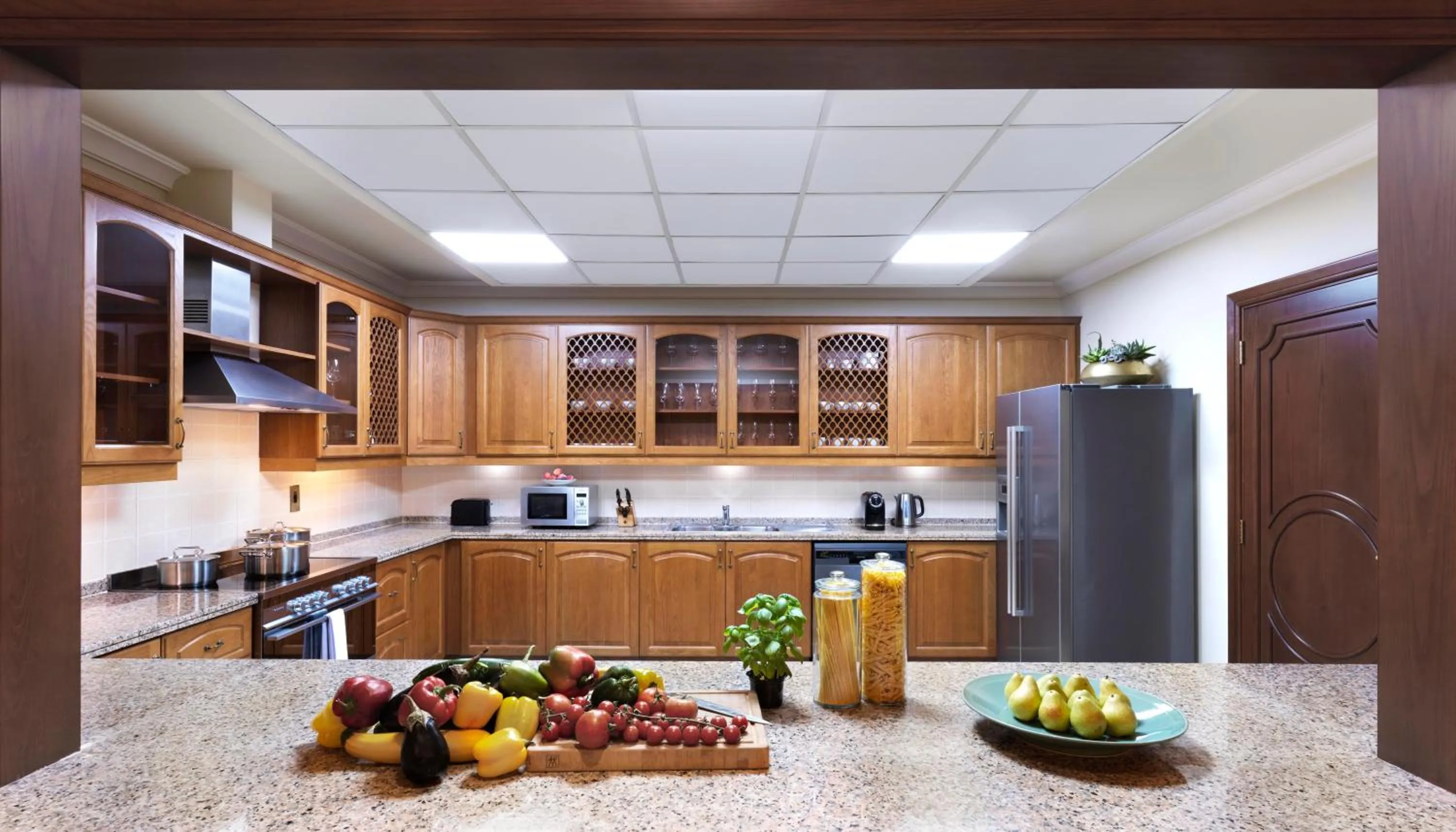 kitchen in Kempinski Hotel Palm Jumeirah