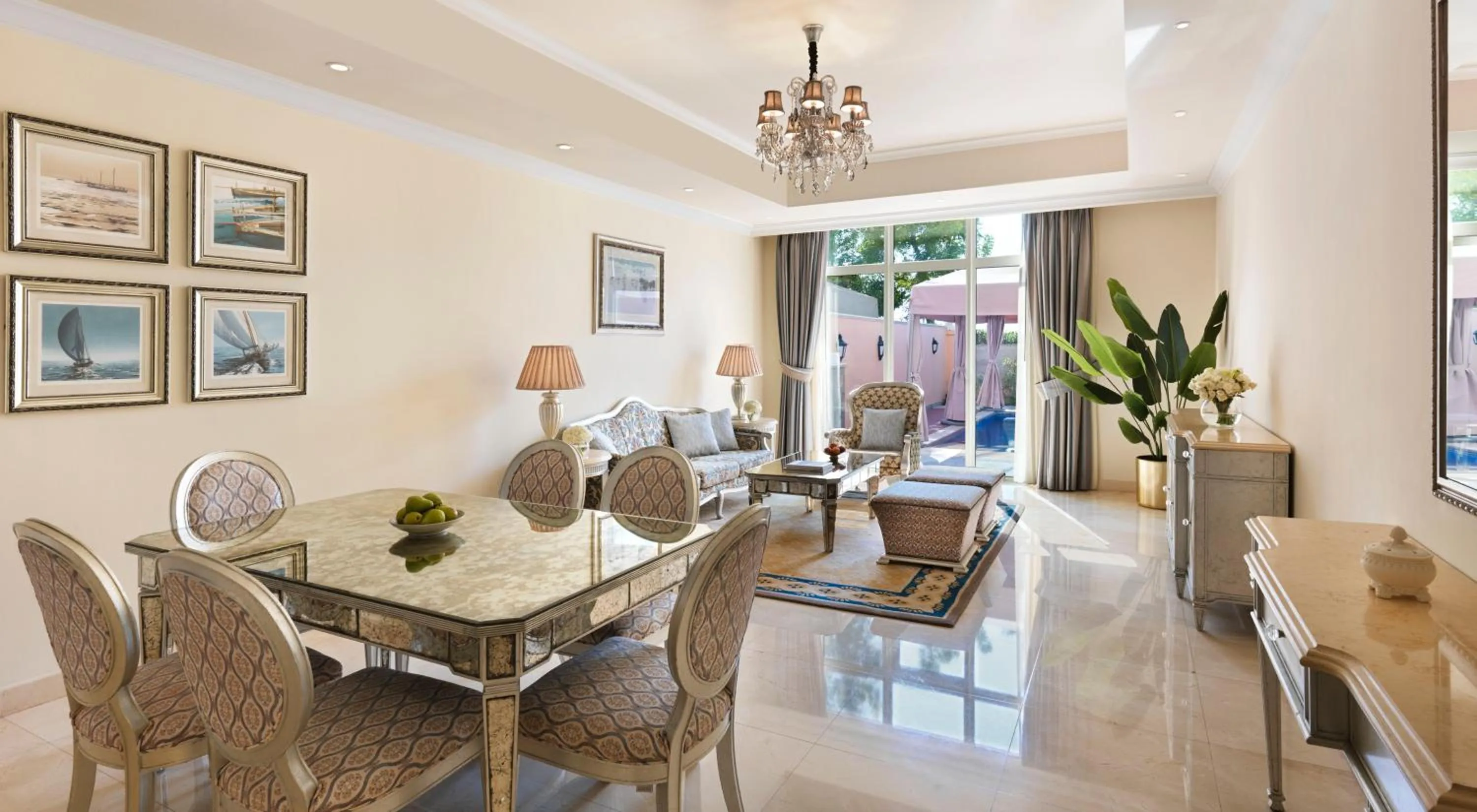 Living room in Kempinski Hotel Palm Jumeirah