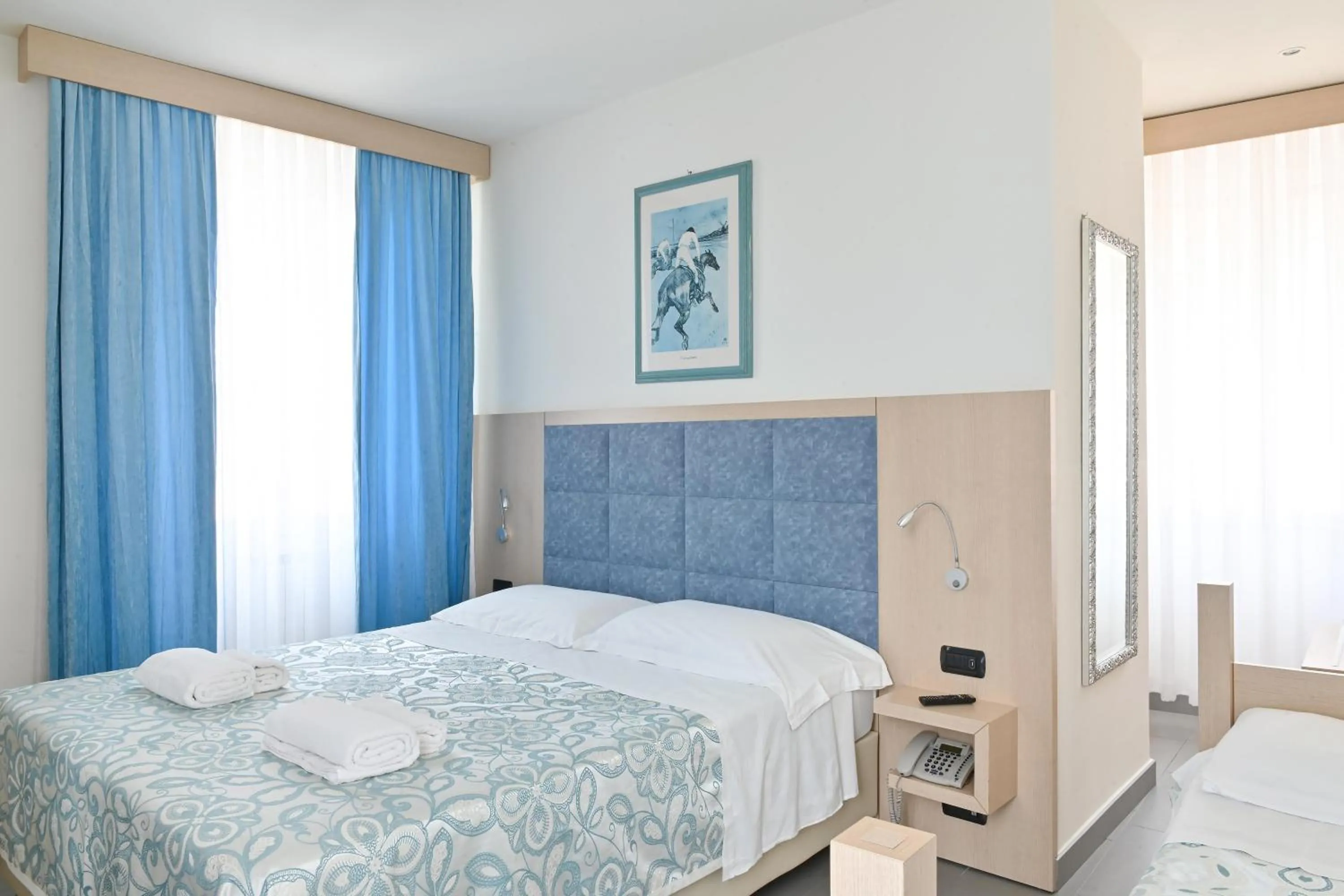 Bed in Hotel Marco's