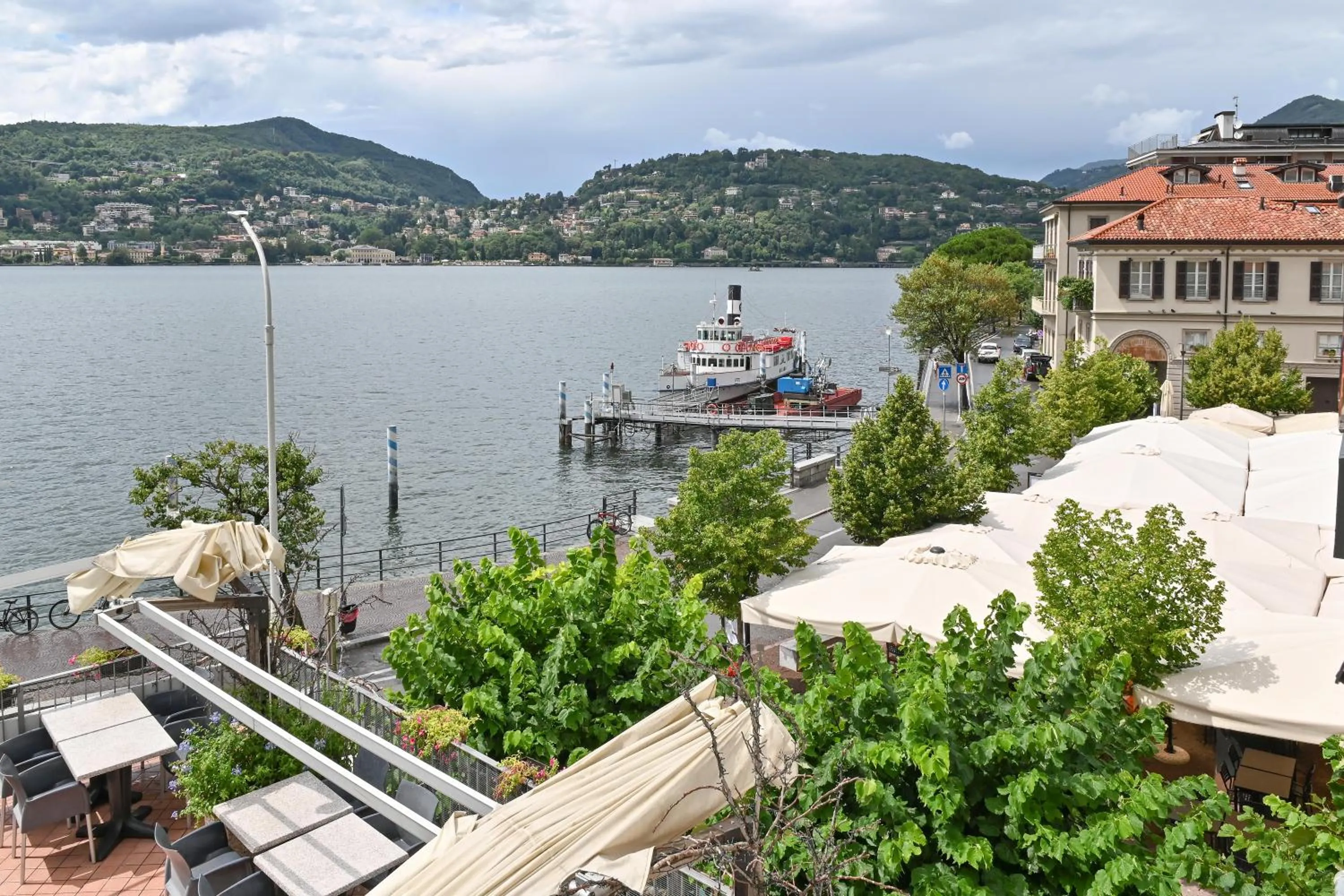 Lake view in Hotel Marco's