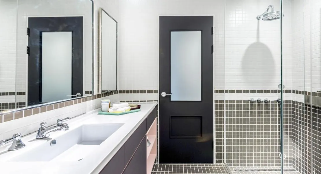 Bathroom in Jeju Bricks Hotel