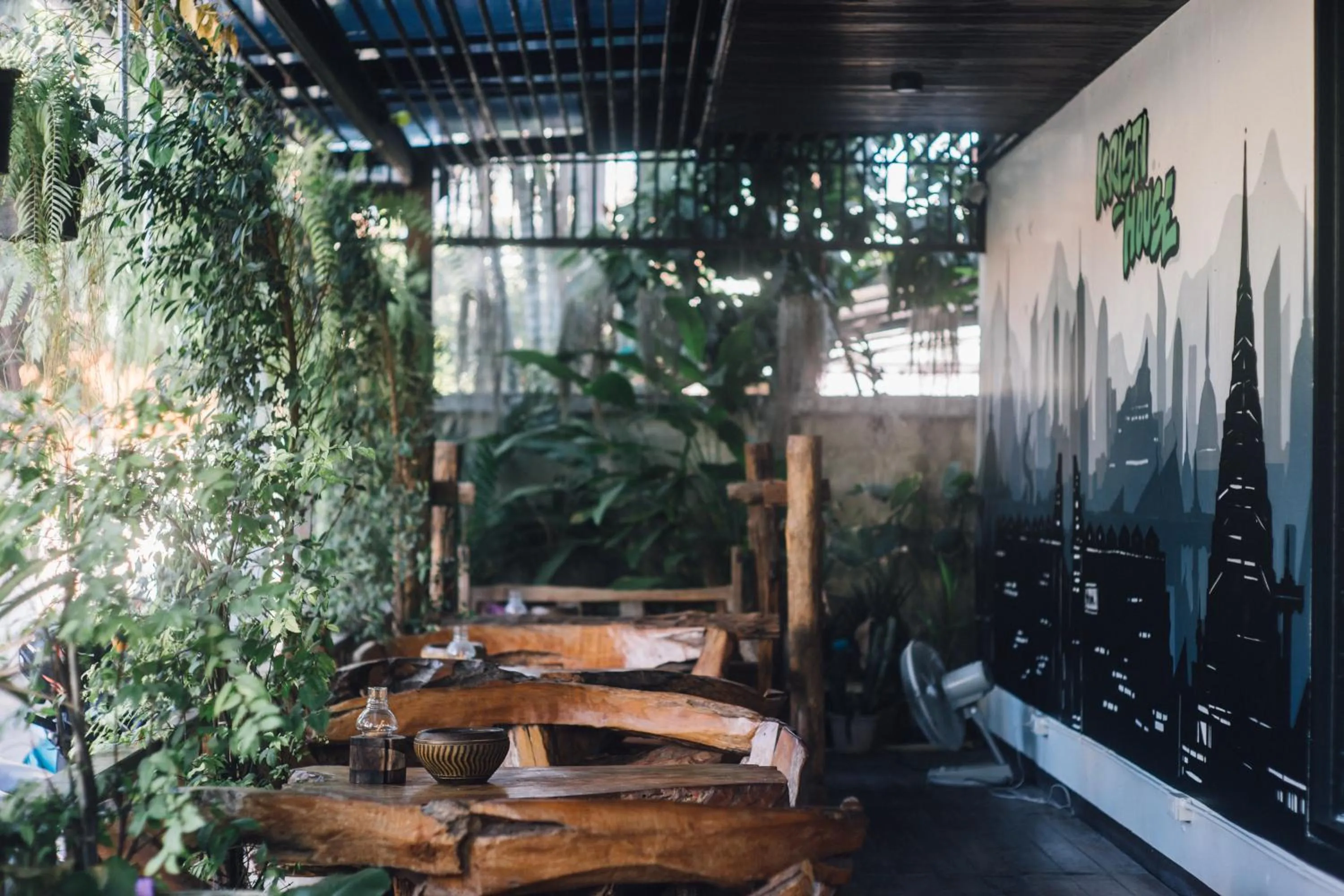 Seating area in Kristi House