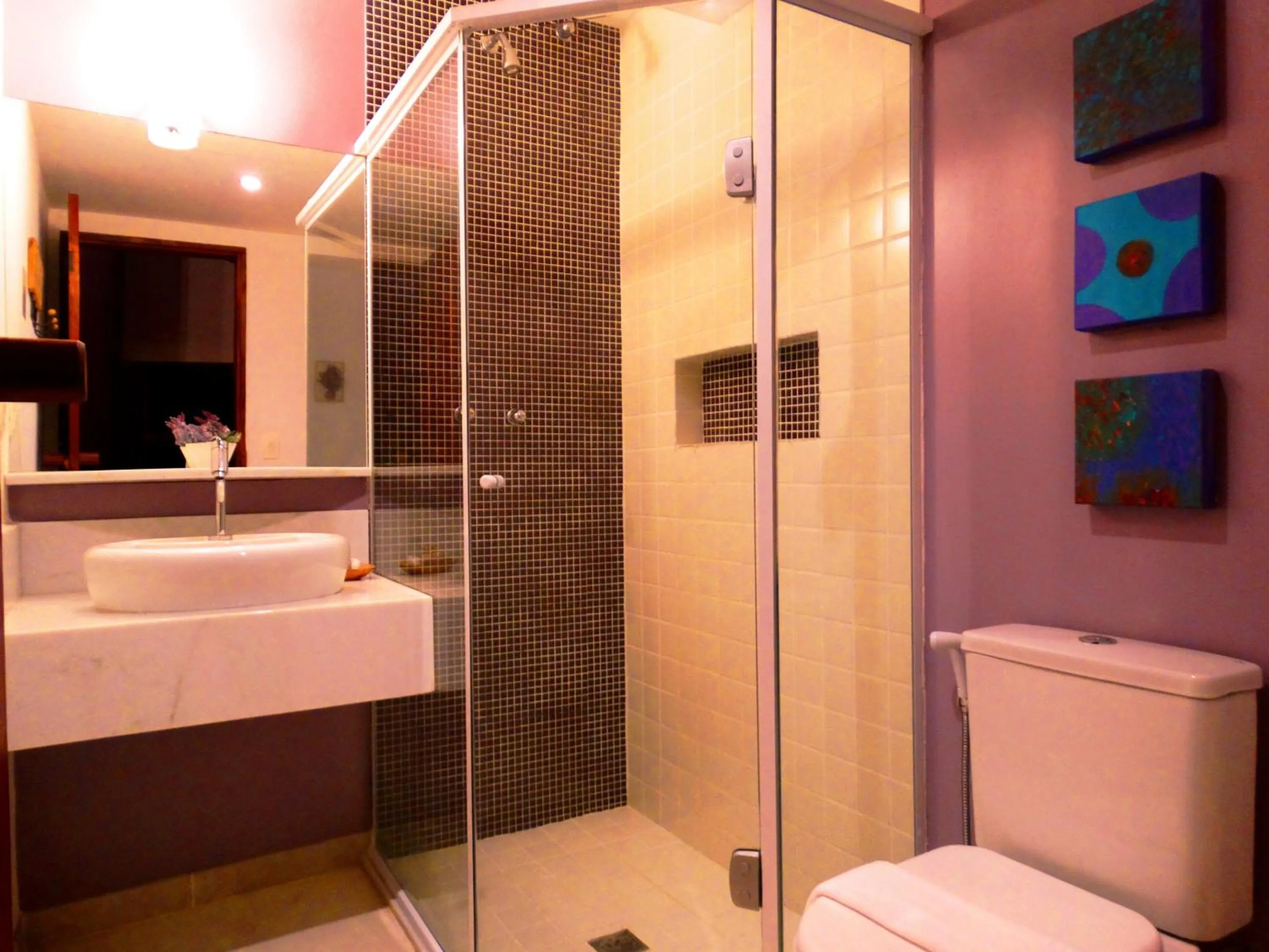 Bathroom in Recanto das Andorinhas Studios