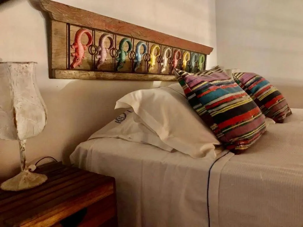 Bed in Recanto das Andorinhas Studios