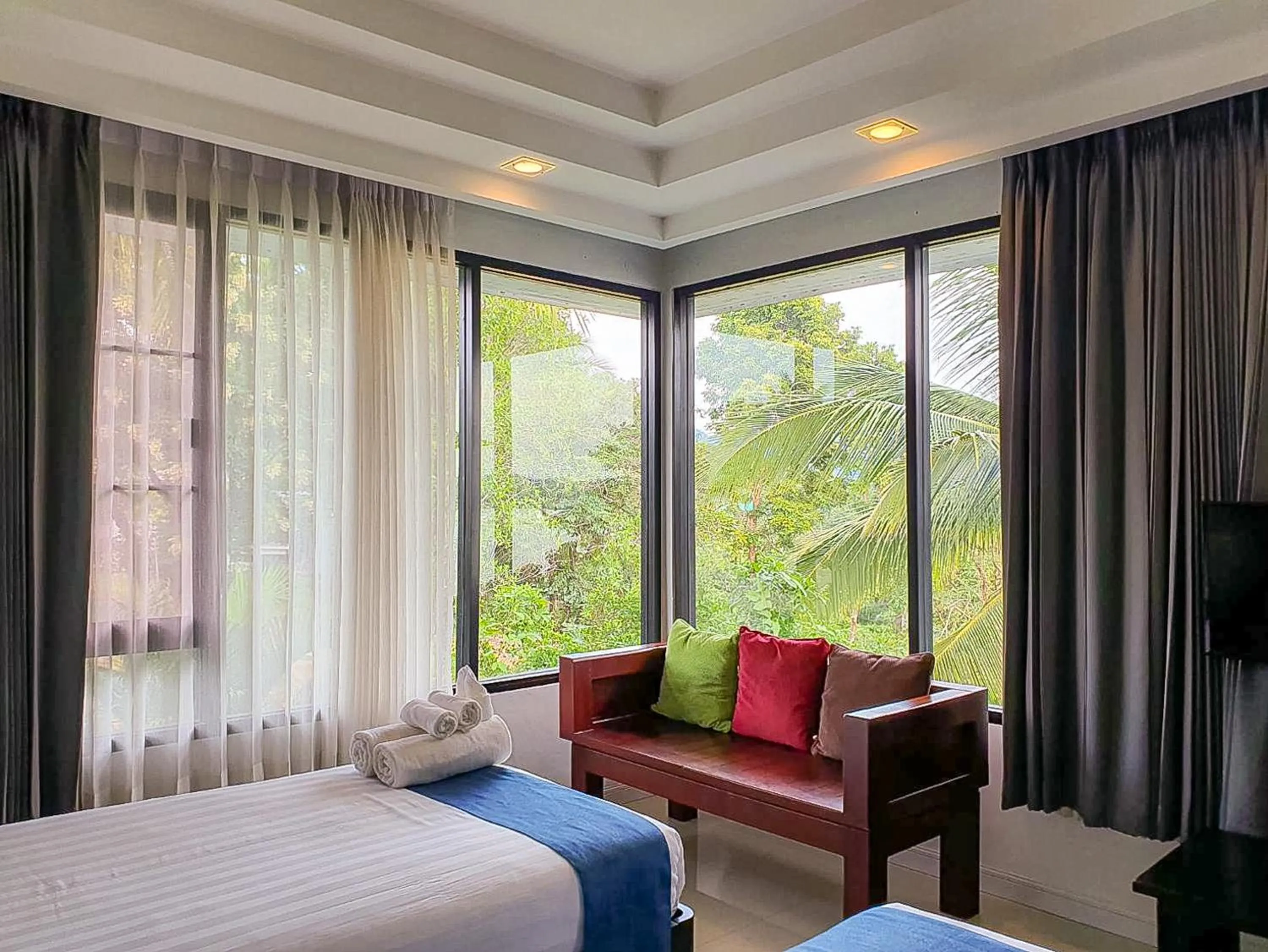 Bedroom, Bed in Phornpailin Riverside Resort