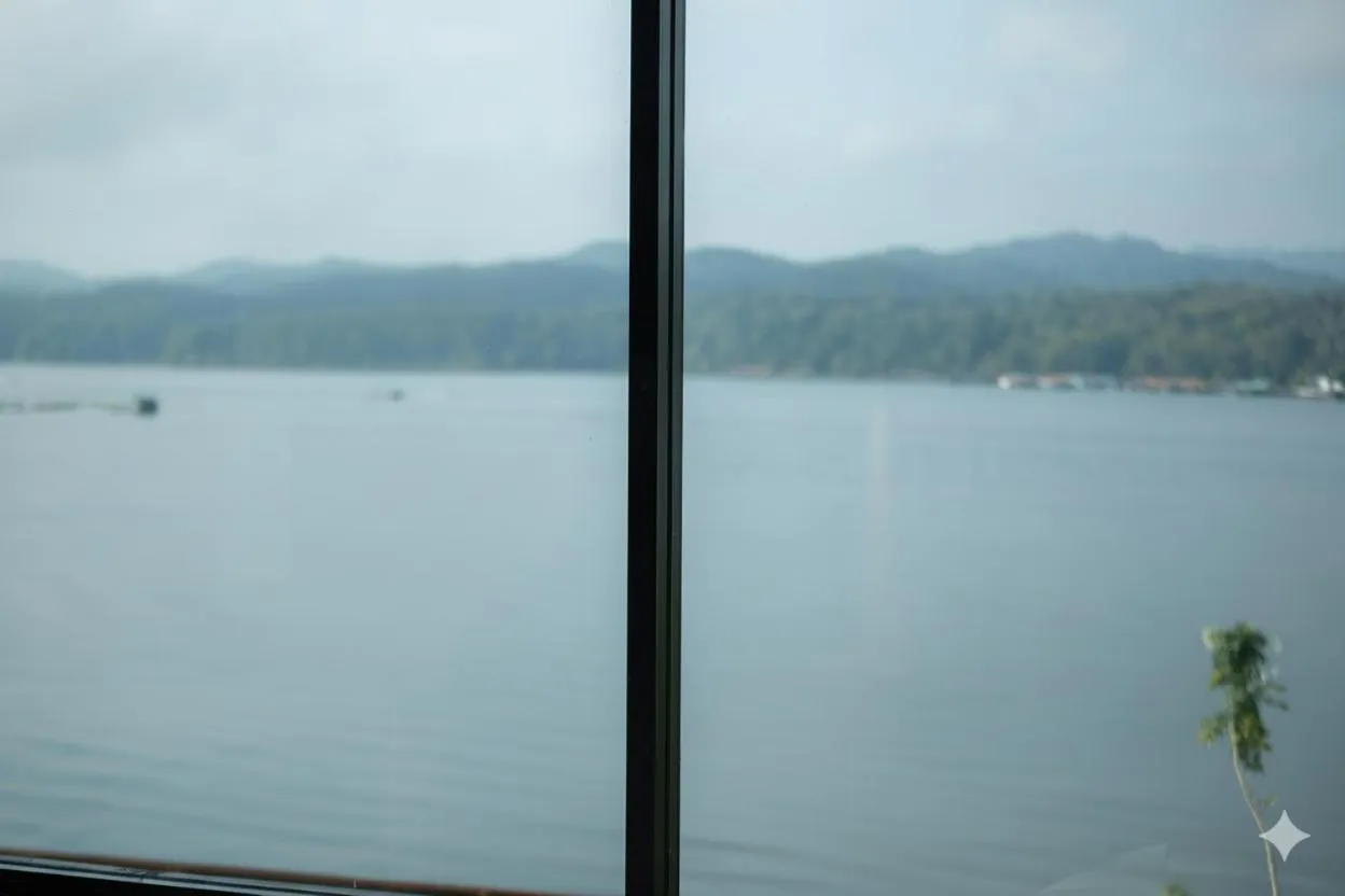 Breakfast in Phornpailin Riverside Resort