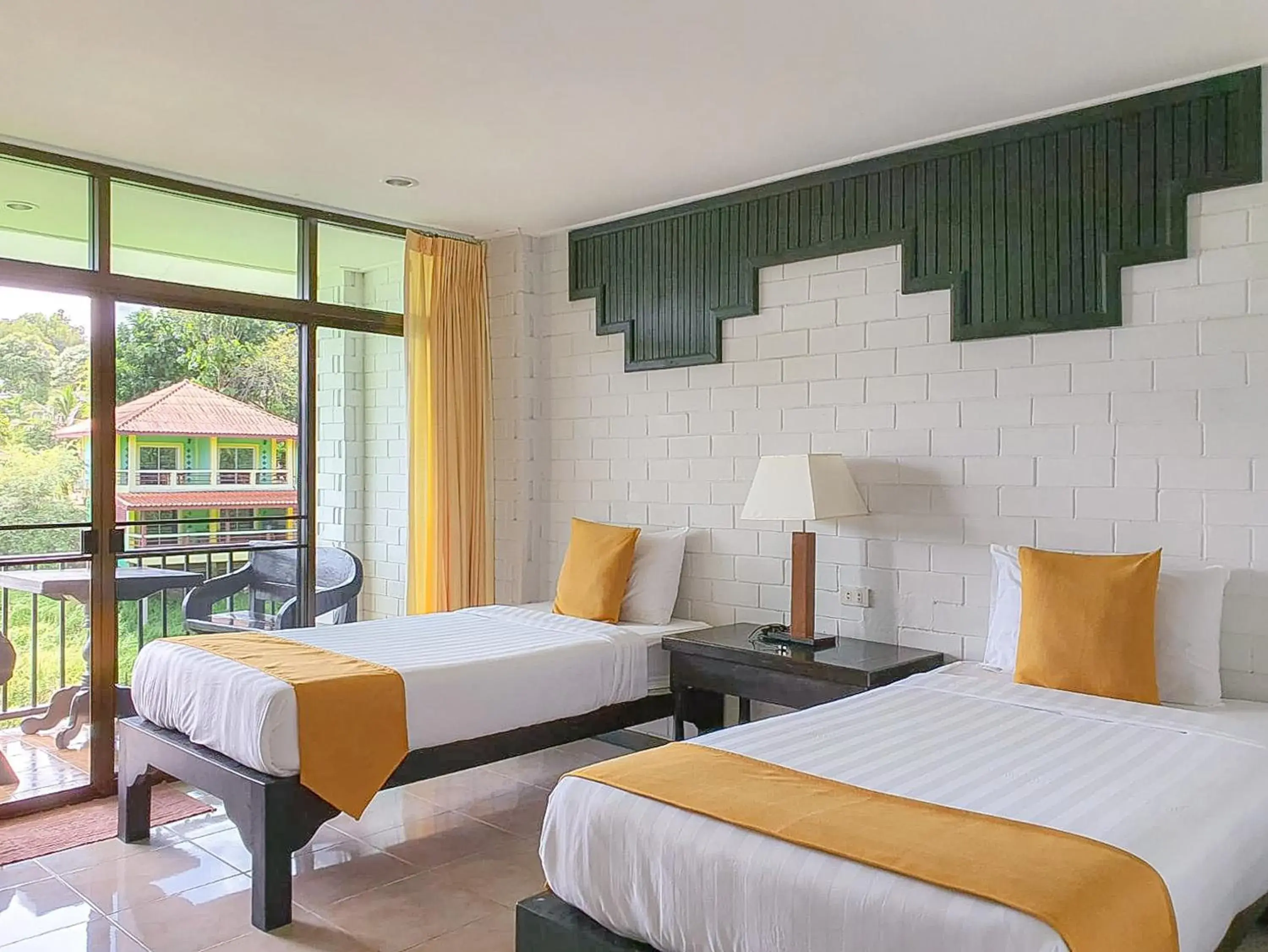 Superior Twin Room in Phornpailin Riverside Resort Superior Twin Room in Phornpailin Riverside Resort