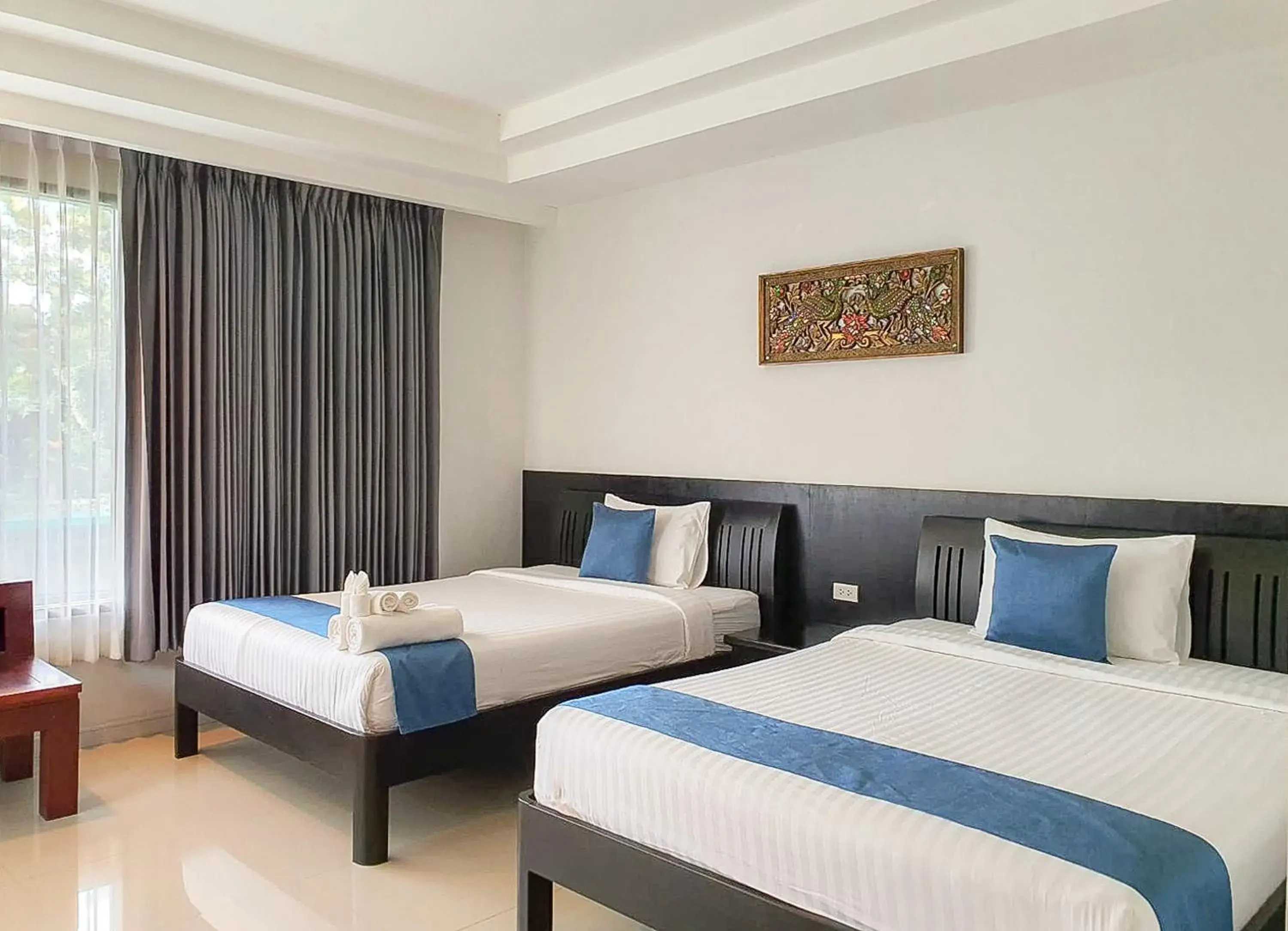 Superior Twin Room with Garden View in Phornpailin Riverside Resort Superior Twin Room with Garden View in Phornpailin Riverside Resort