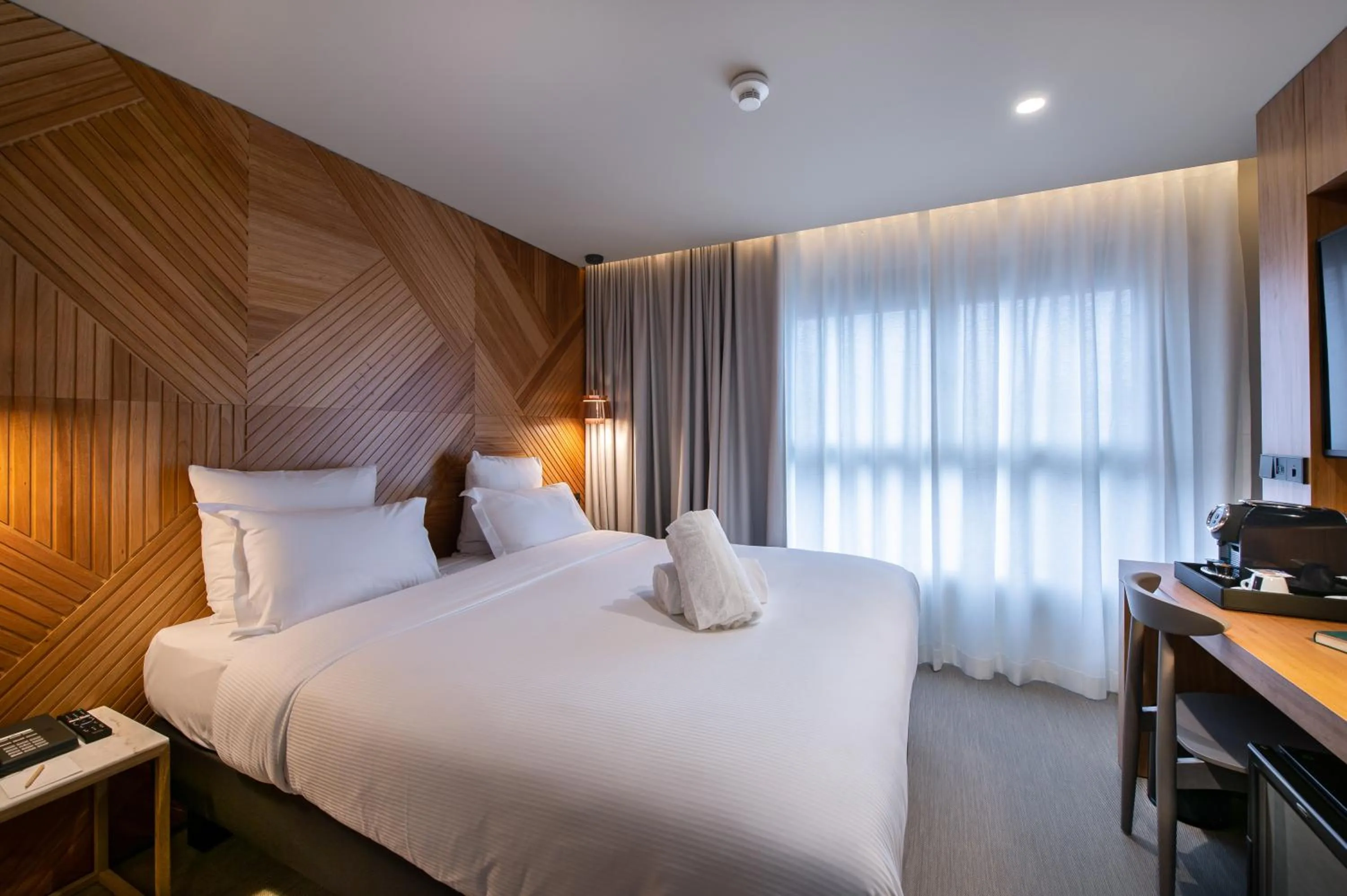 Bed in 9Hotel Paquis