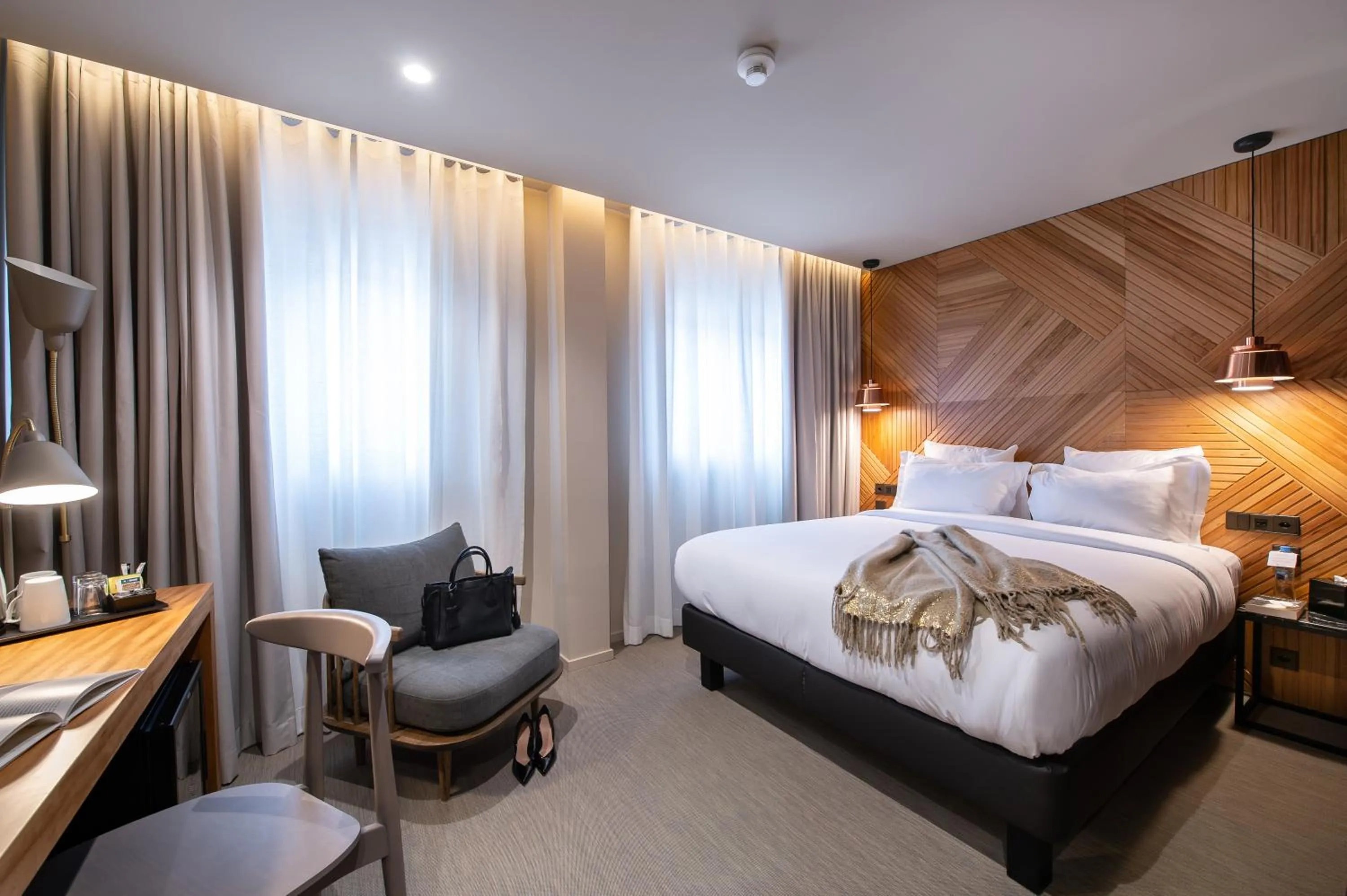 Bed in 9Hotel Paquis