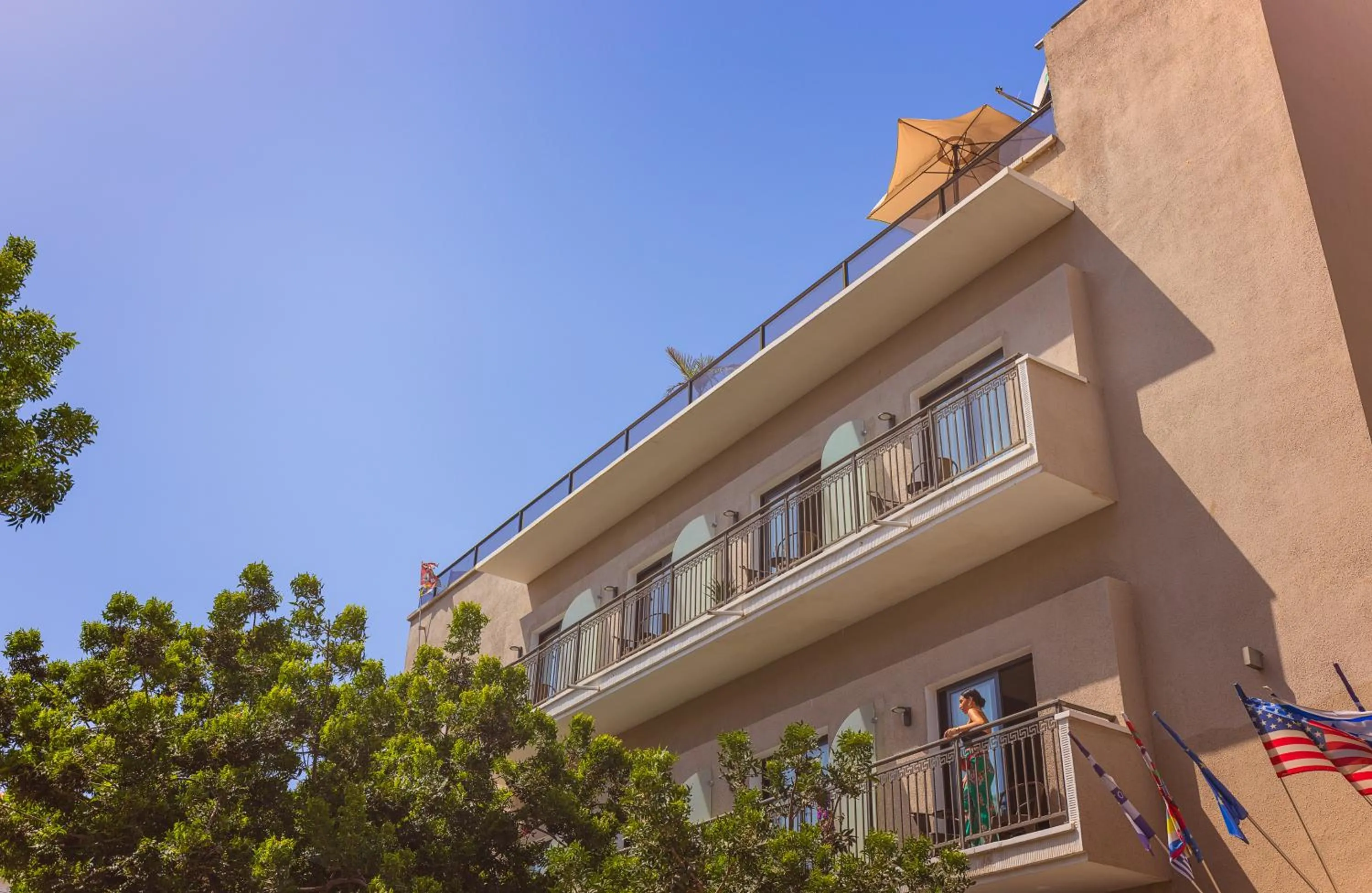 Property building in Kalvin Boutique Hotel by Levinsky Market Tel-Aviv