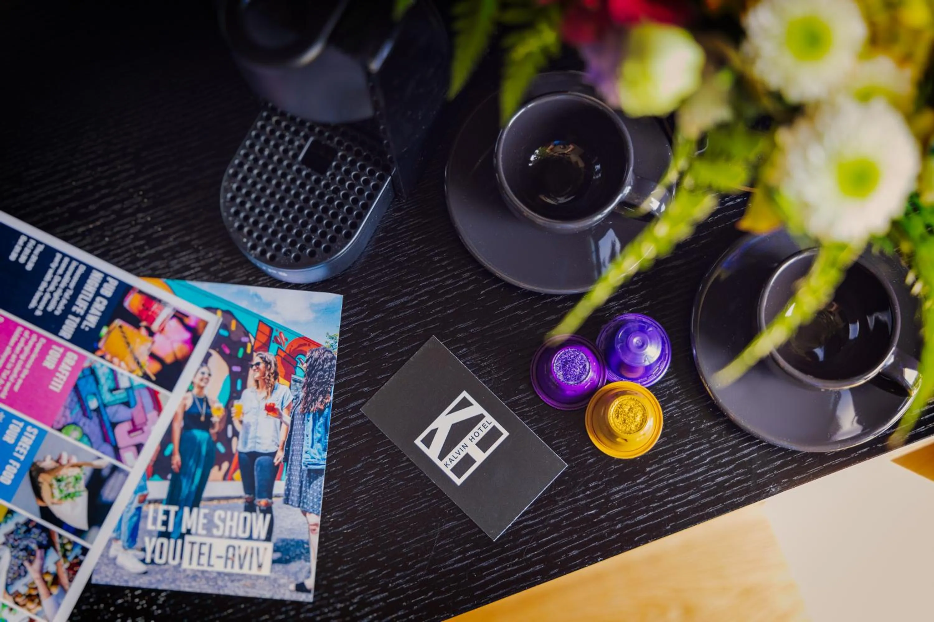 Coffee/tea facilities in Kalvin Boutique Hotel by Levinsky Market Tel-Aviv