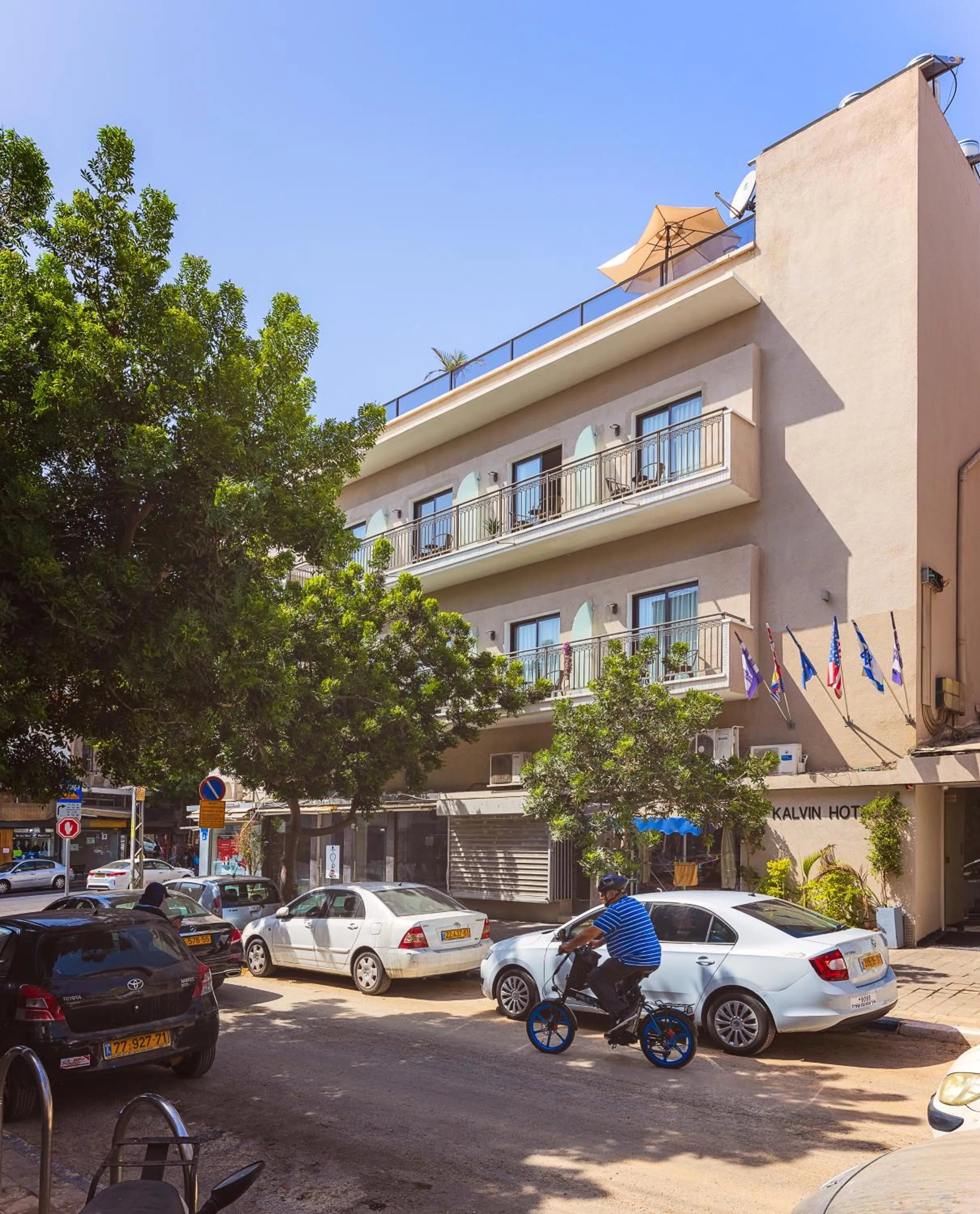 Property building in Kalvin Boutique Hotel by Levinsky Market Tel-Aviv