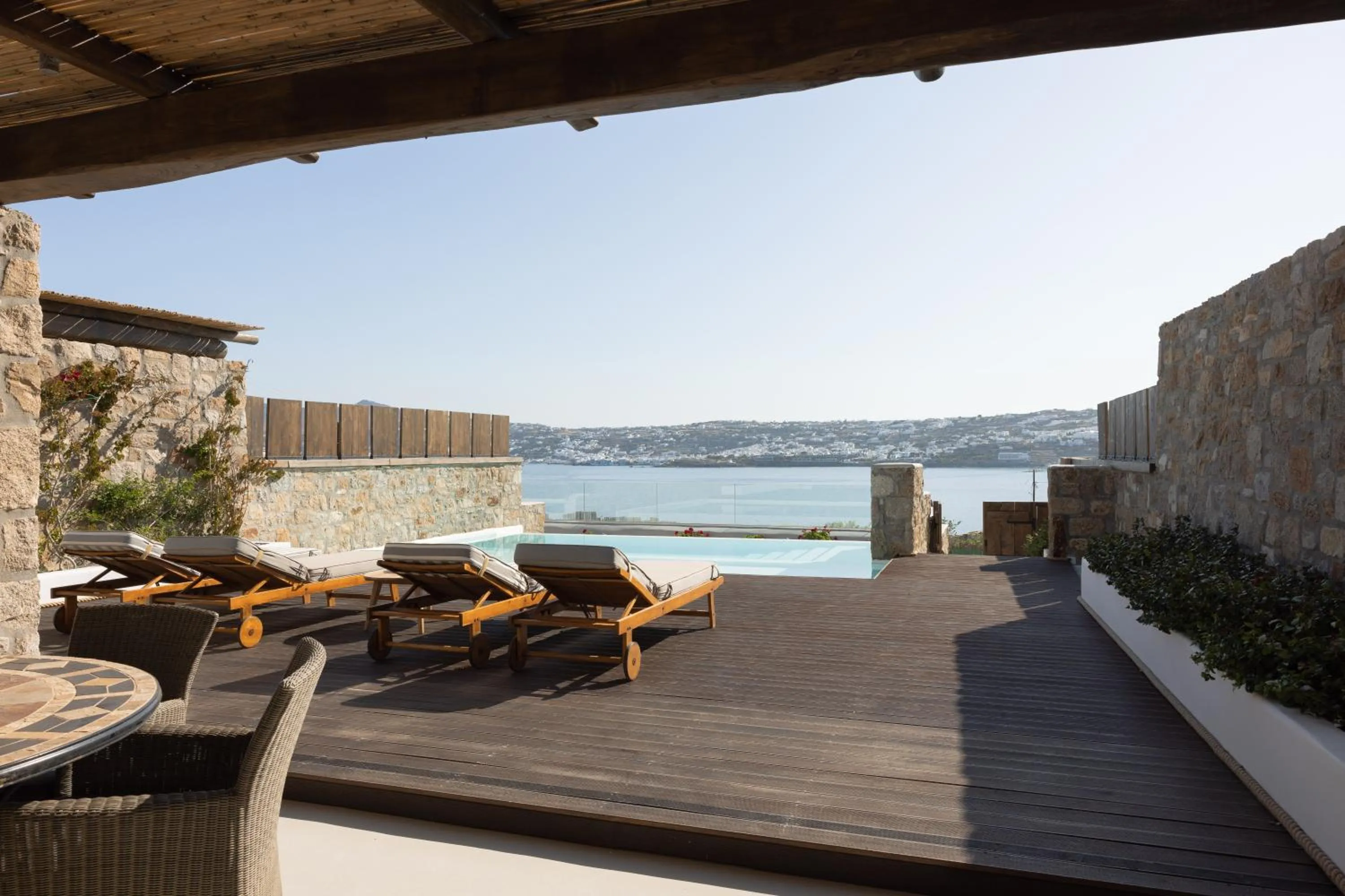 Balcony/Terrace in Amaris Mykonian Residence