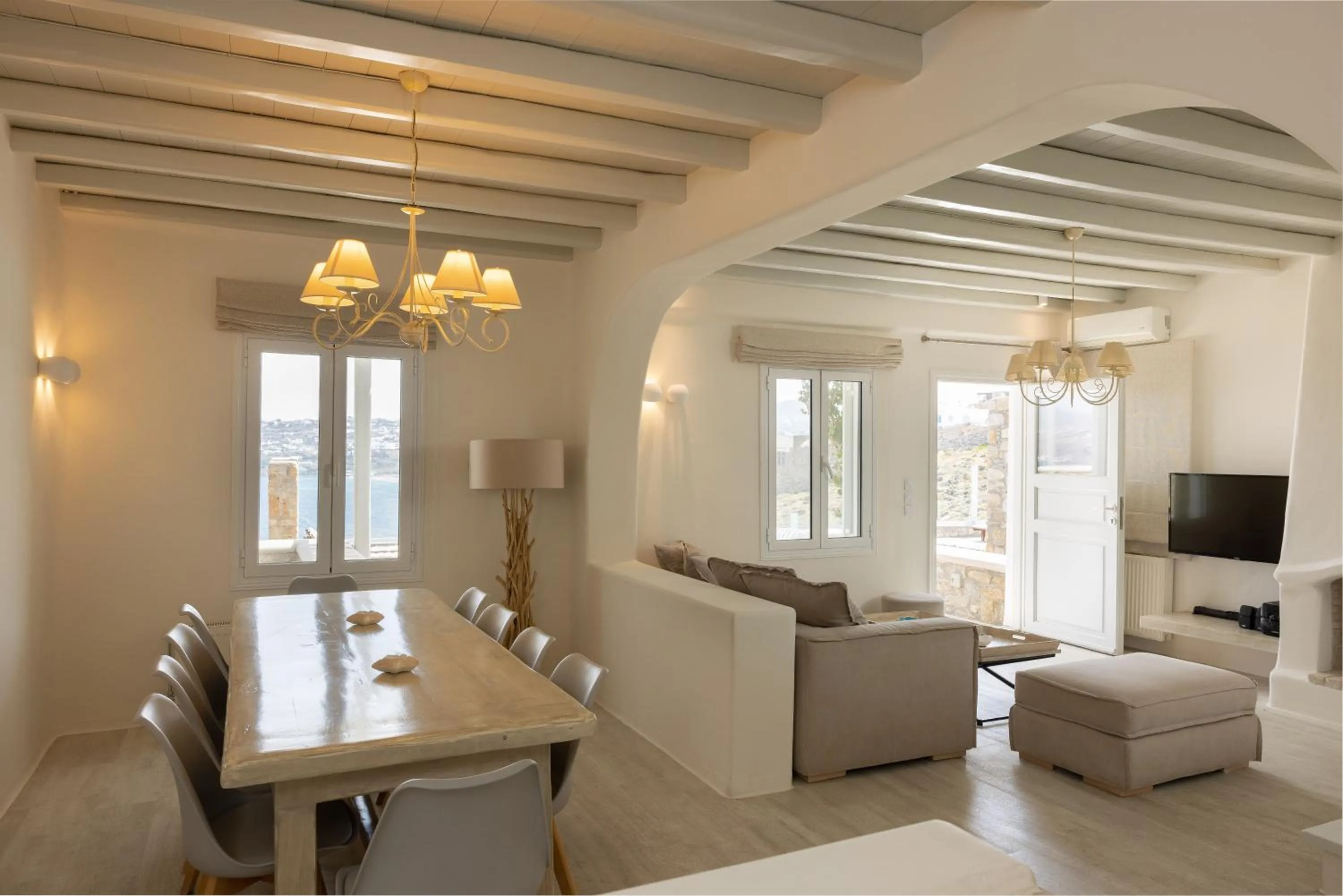 Living room in Amaris Mykonian Residence