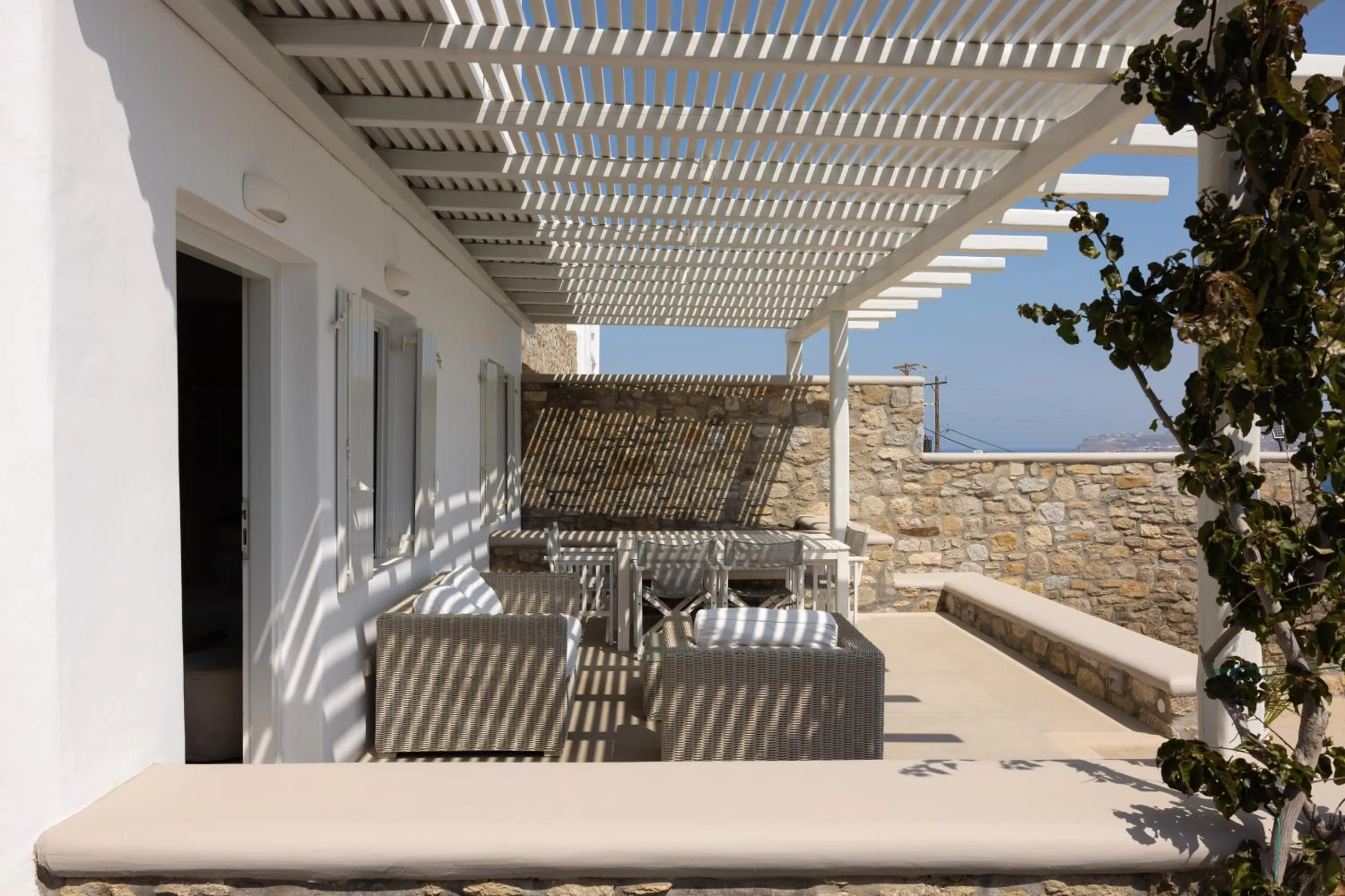 Balcony/Terrace in Amaris Mykonian Residence