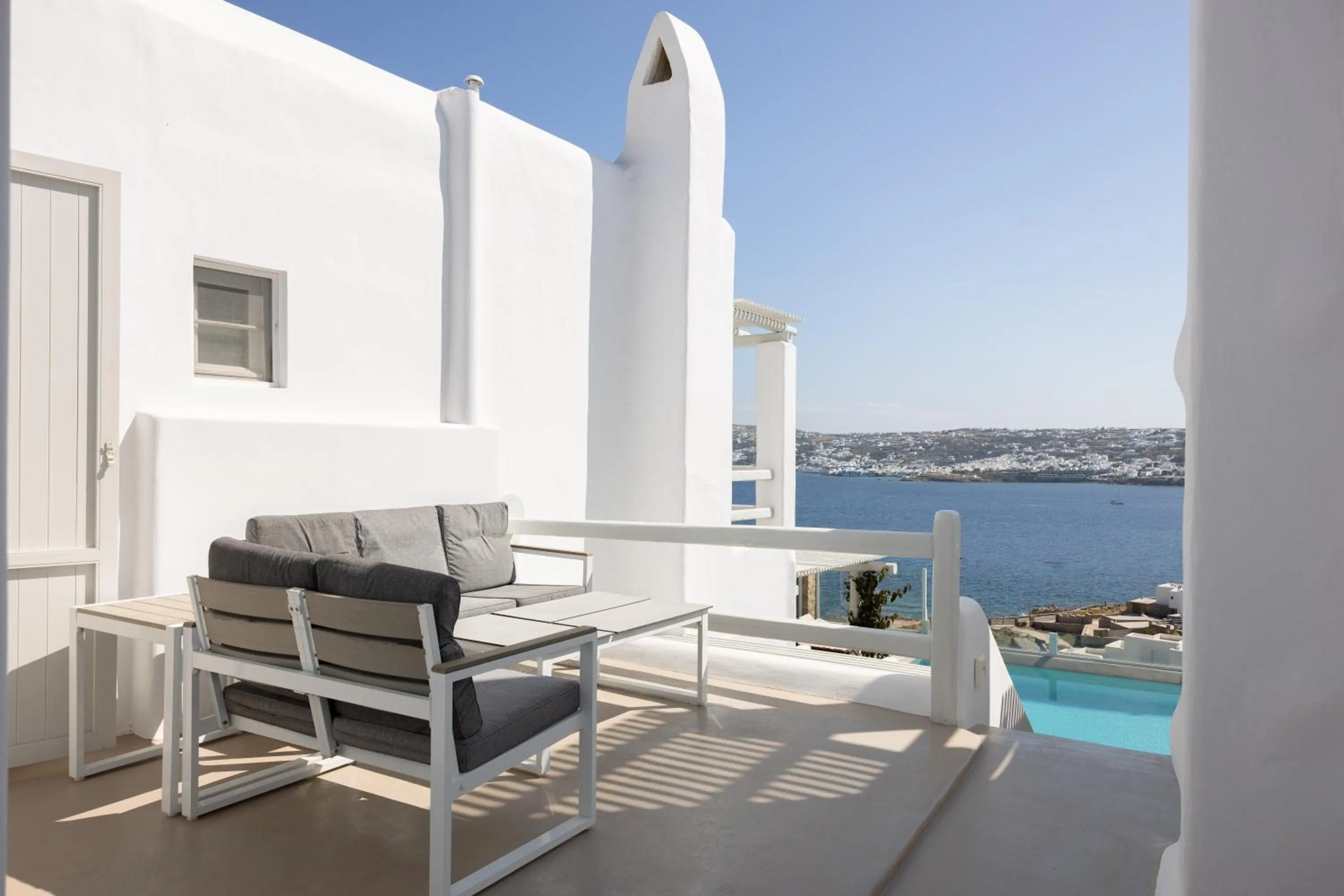 Balcony/Terrace in Amaris Mykonian Residence