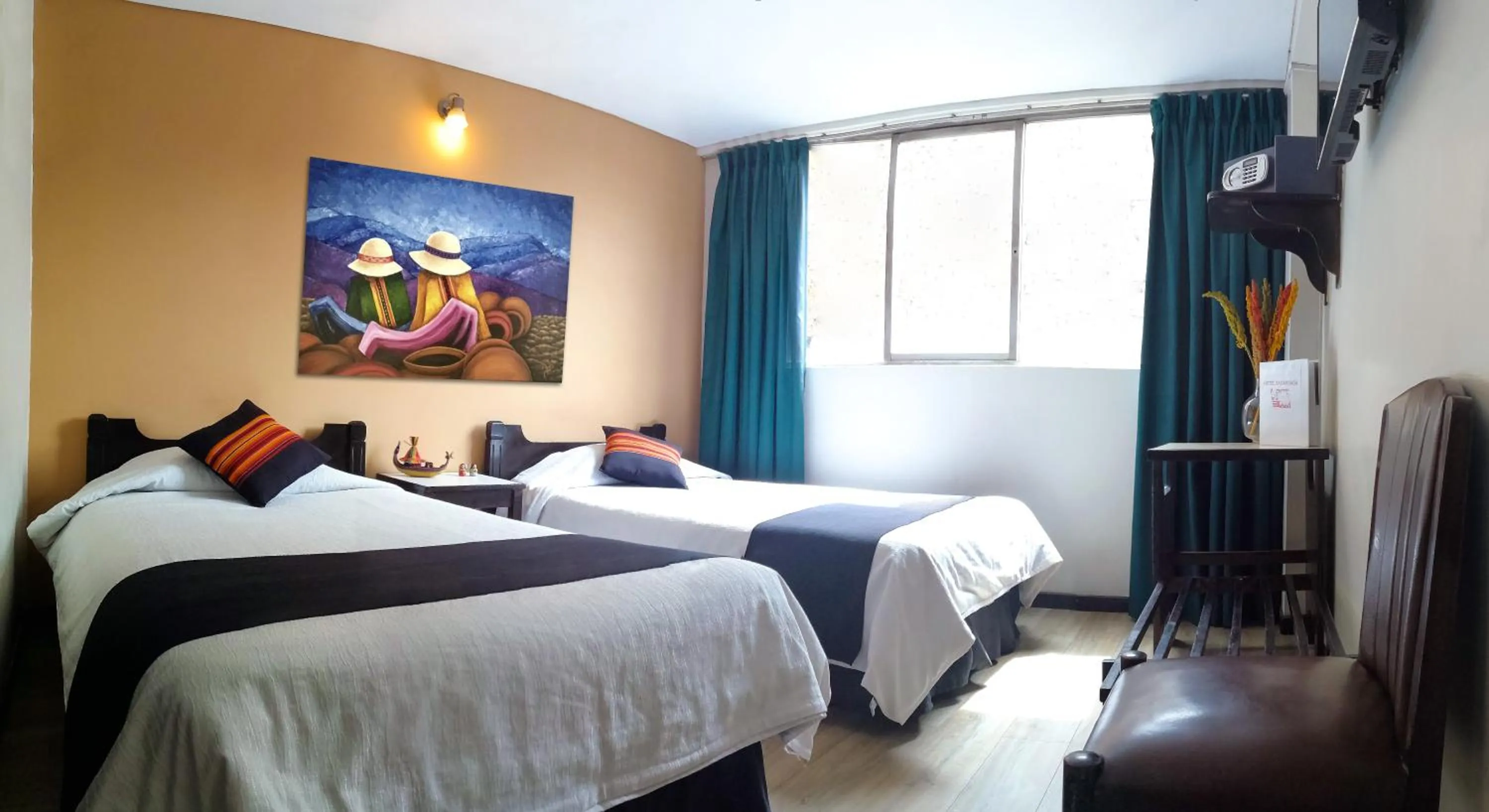 Bed in Hotel Sagarnaga