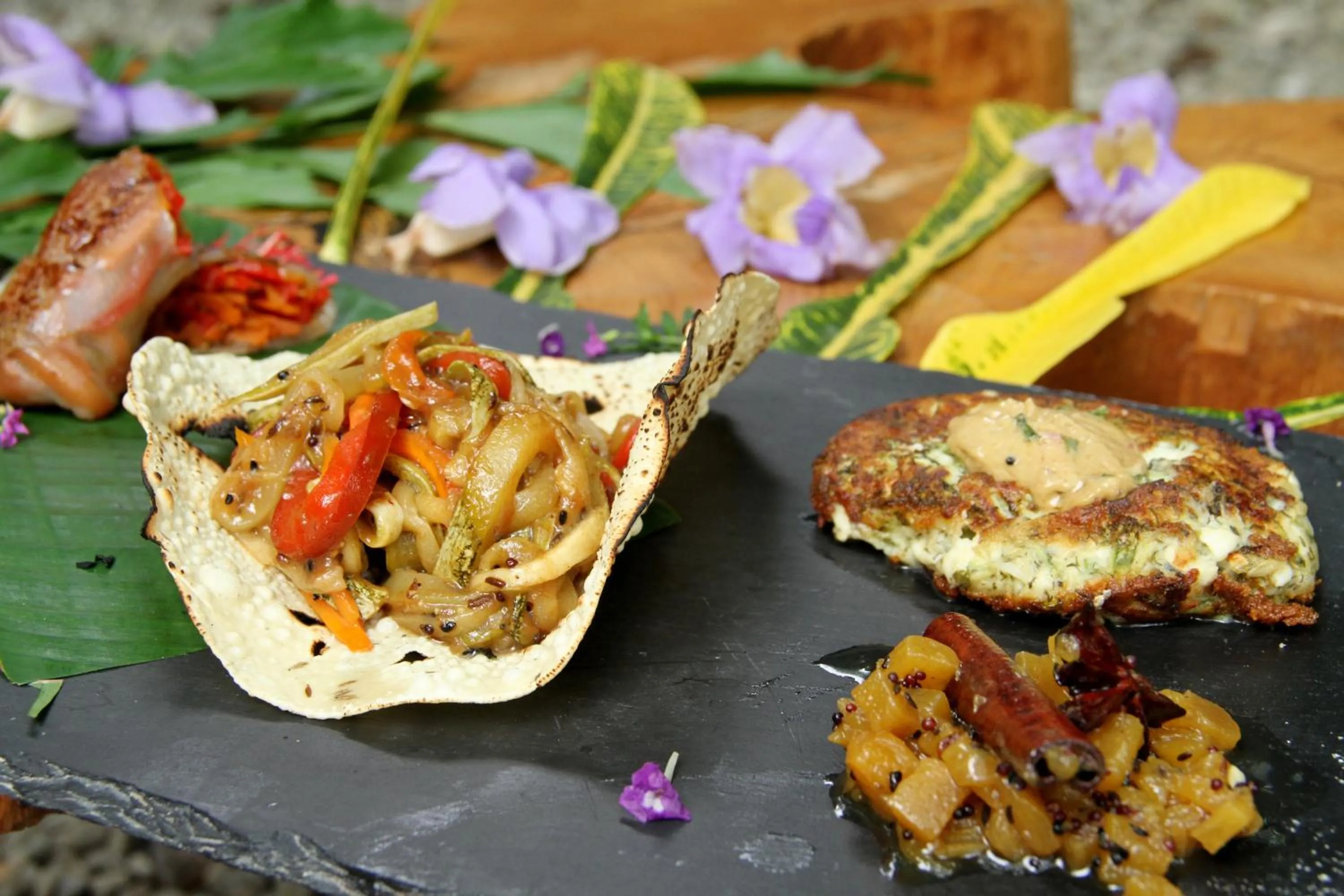 Food close-up in Hotel Tropico Latino