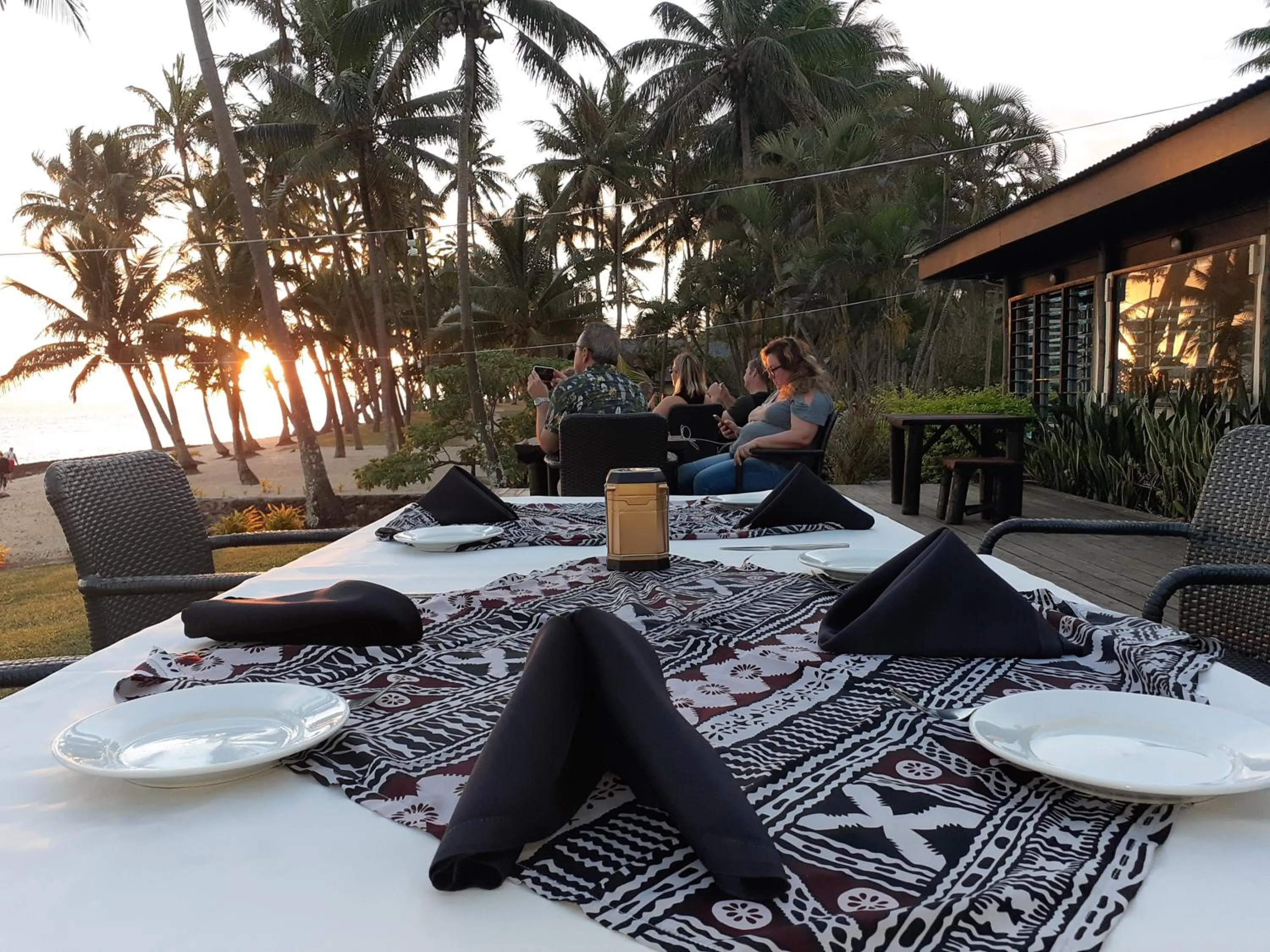 Dining area in Tambua Sands Beach Resort