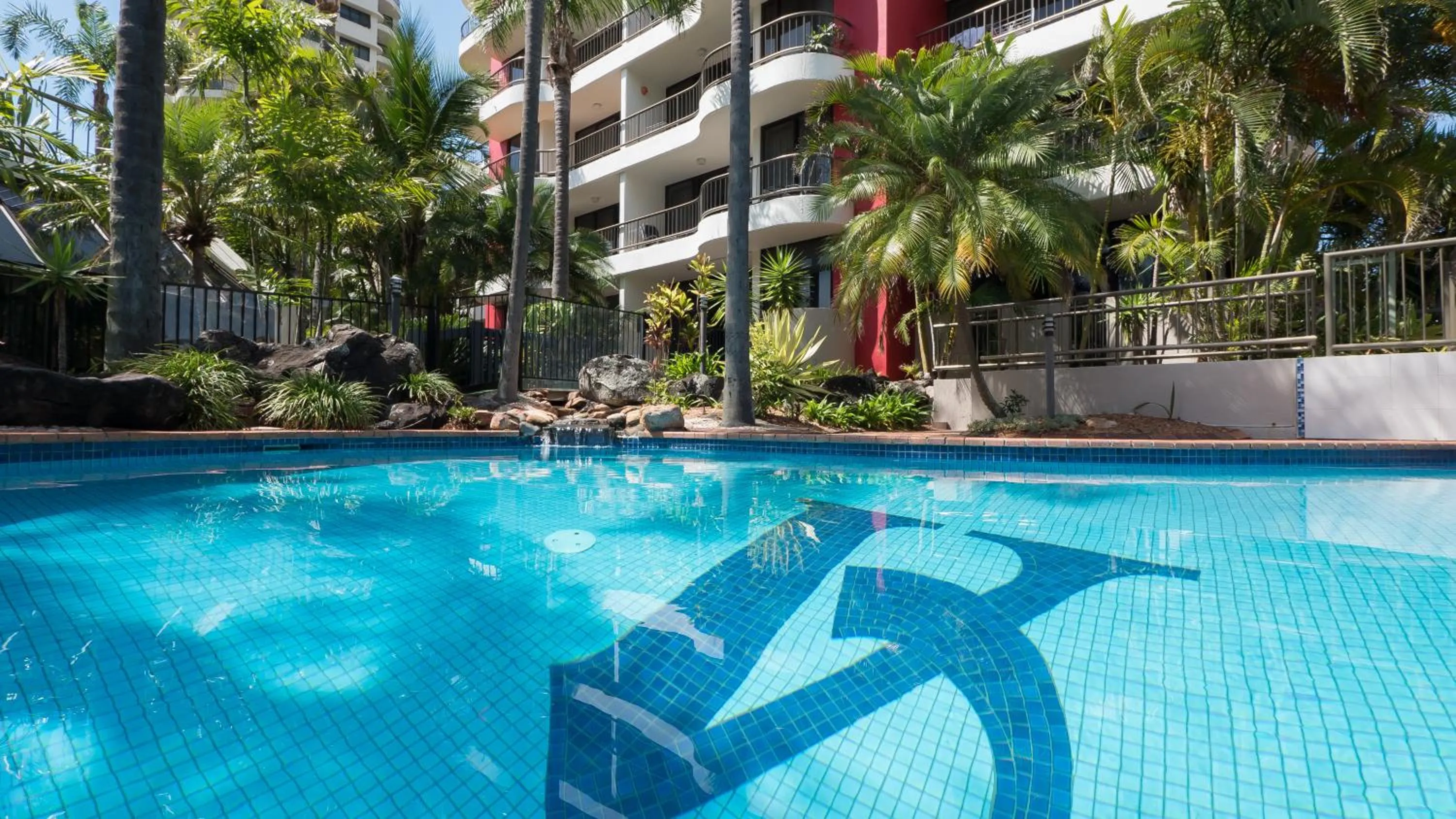 Swimming pool in Alexander Holiday Apartments
