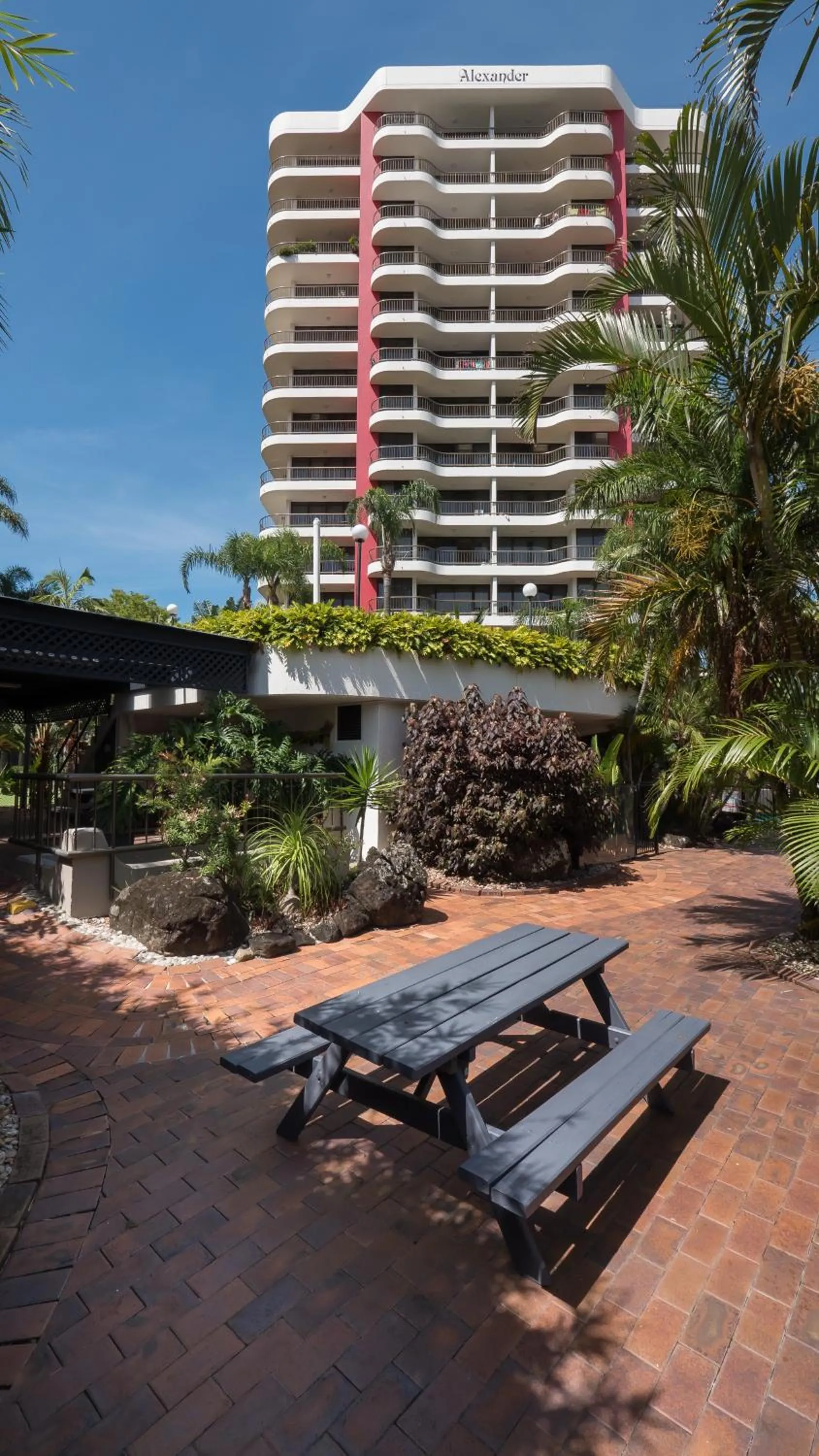 Bird's eye view in Alexander Holiday Apartments