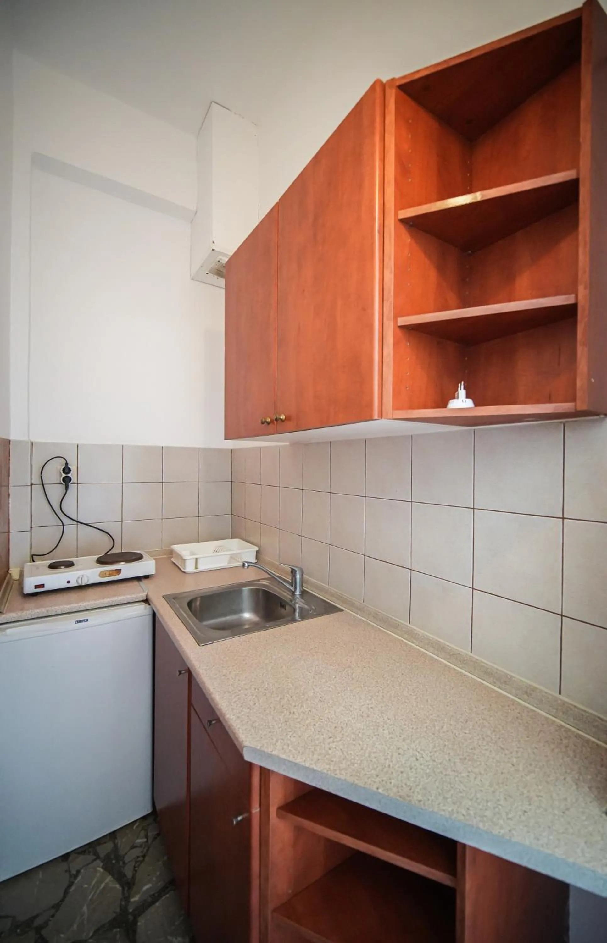 Kitchen or kitchenette in Hotel Hagiati