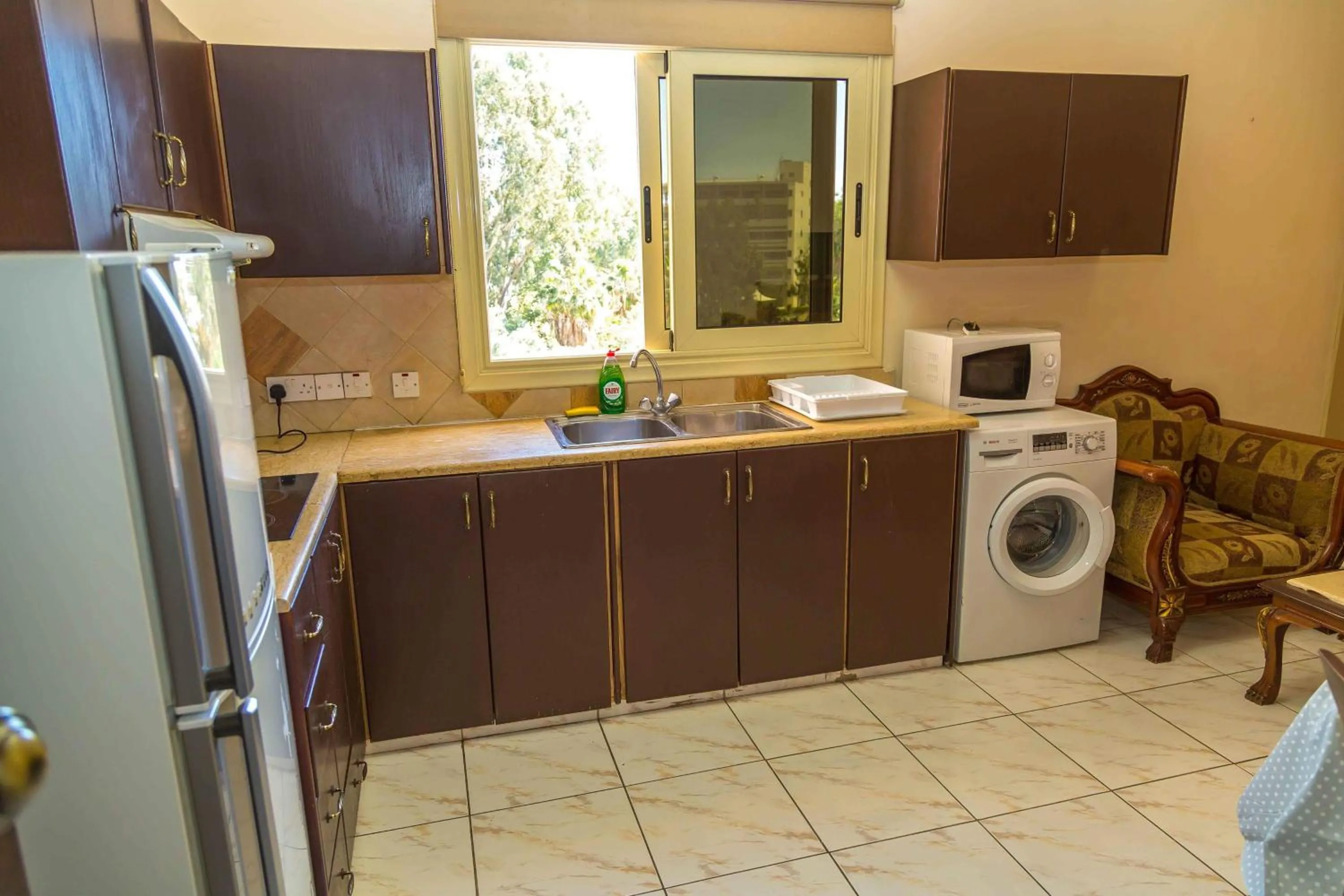 Kitchen or kitchenette in Chrysanthos Boutique Apartments