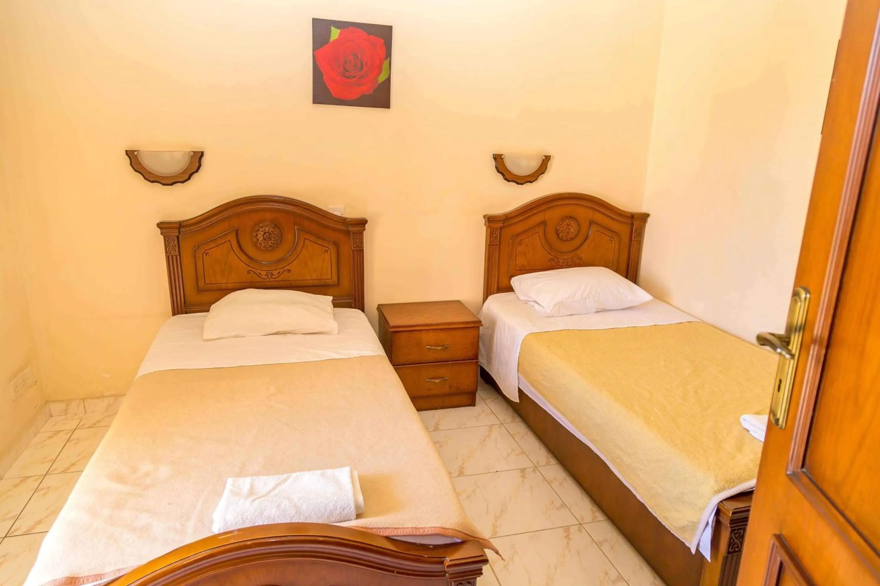 Bedroom, Bed in Chrysanthos Boutique Apartments
