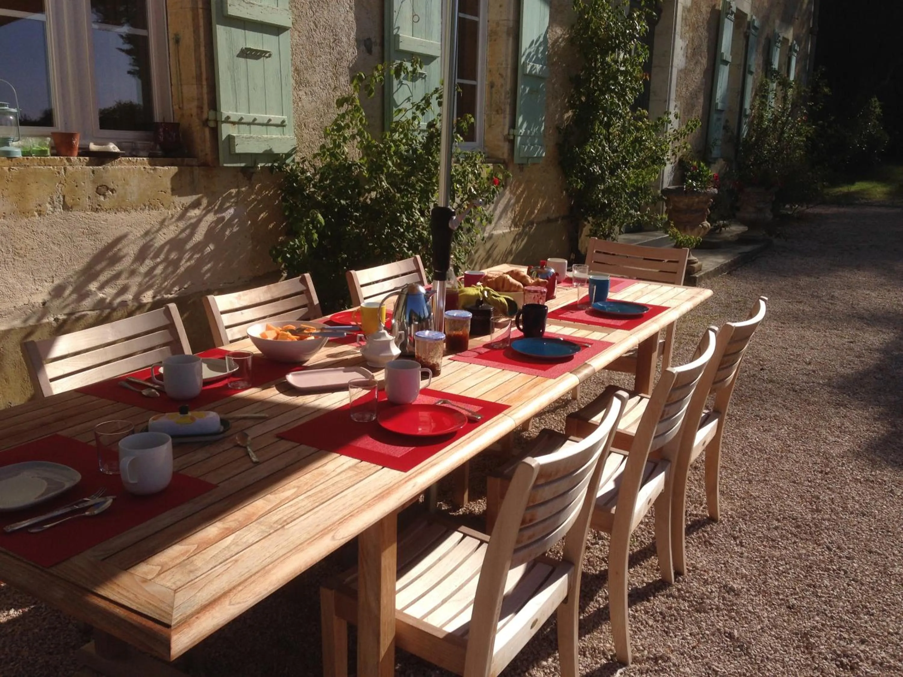 Breakfast in Villa Marambat