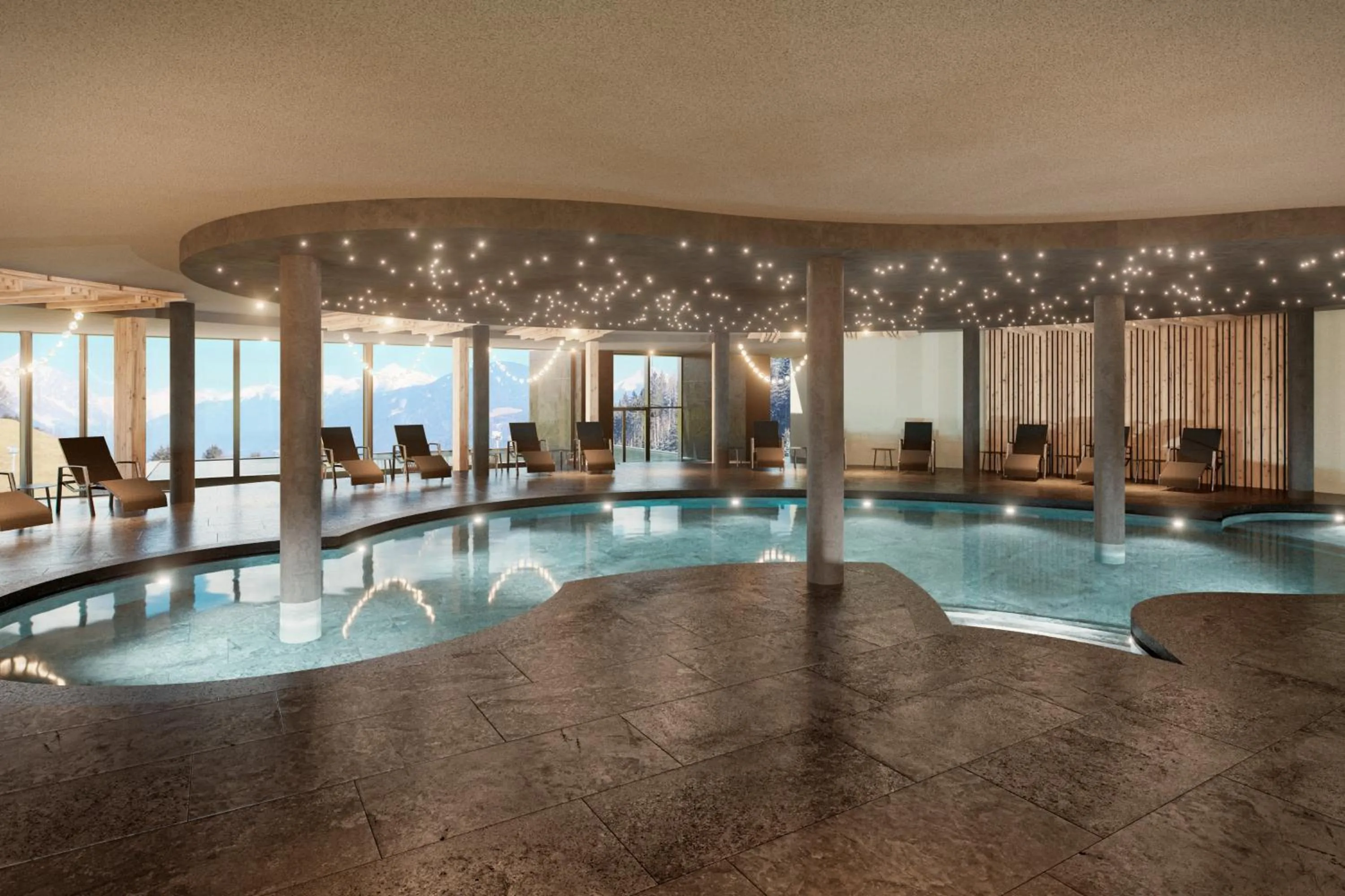 Swimming pool in Hotel Christoph