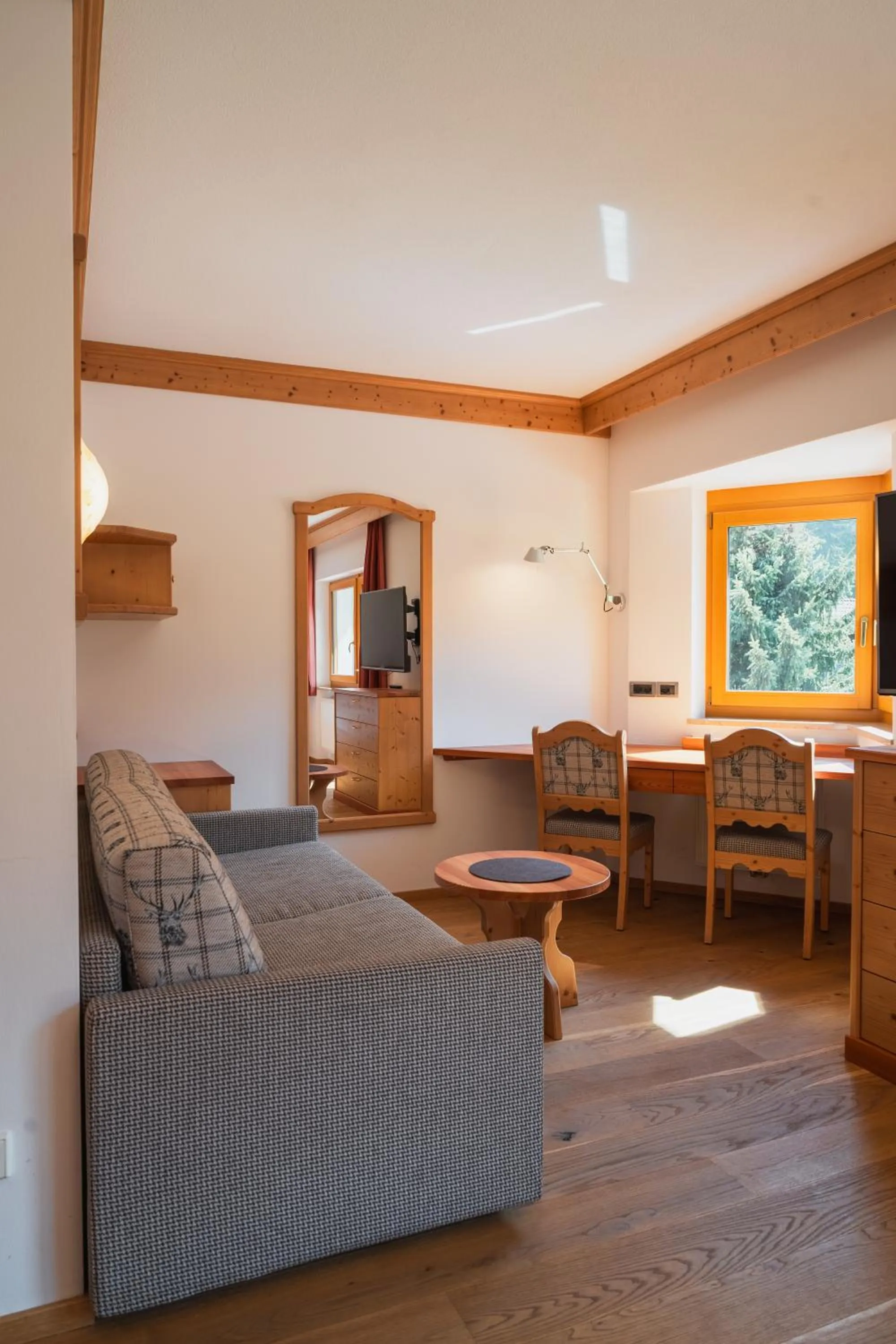 Seating area in Hotel Christoph