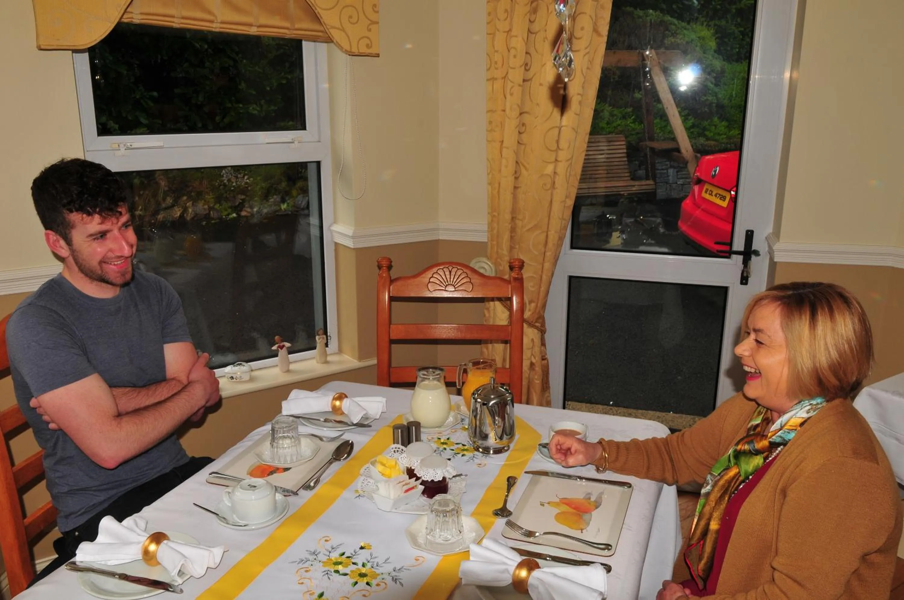 Dining area in Killererin House B&B