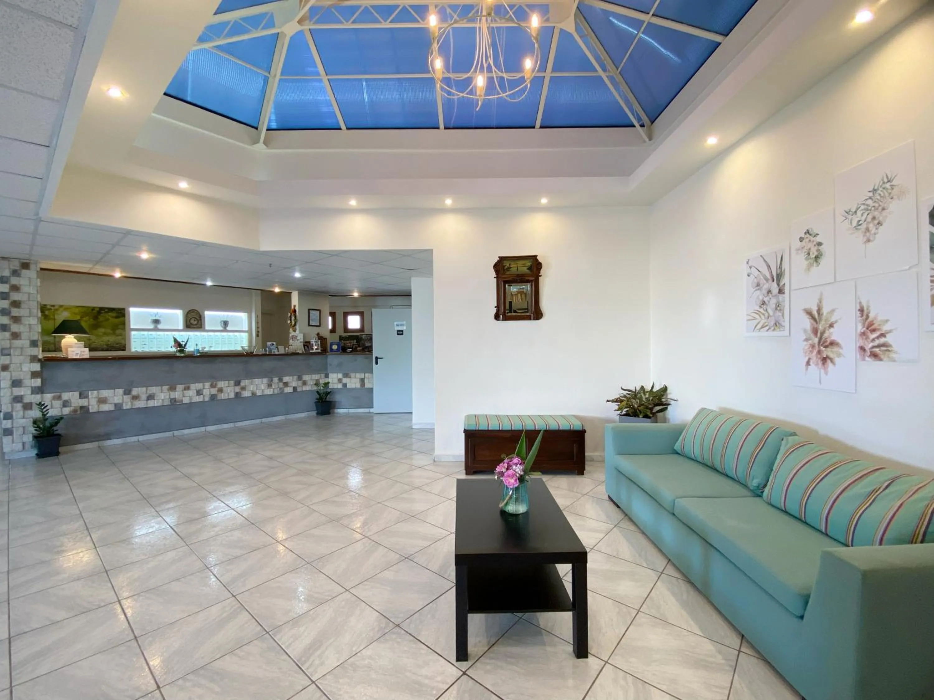 Lobby or reception in Hotel Eleana