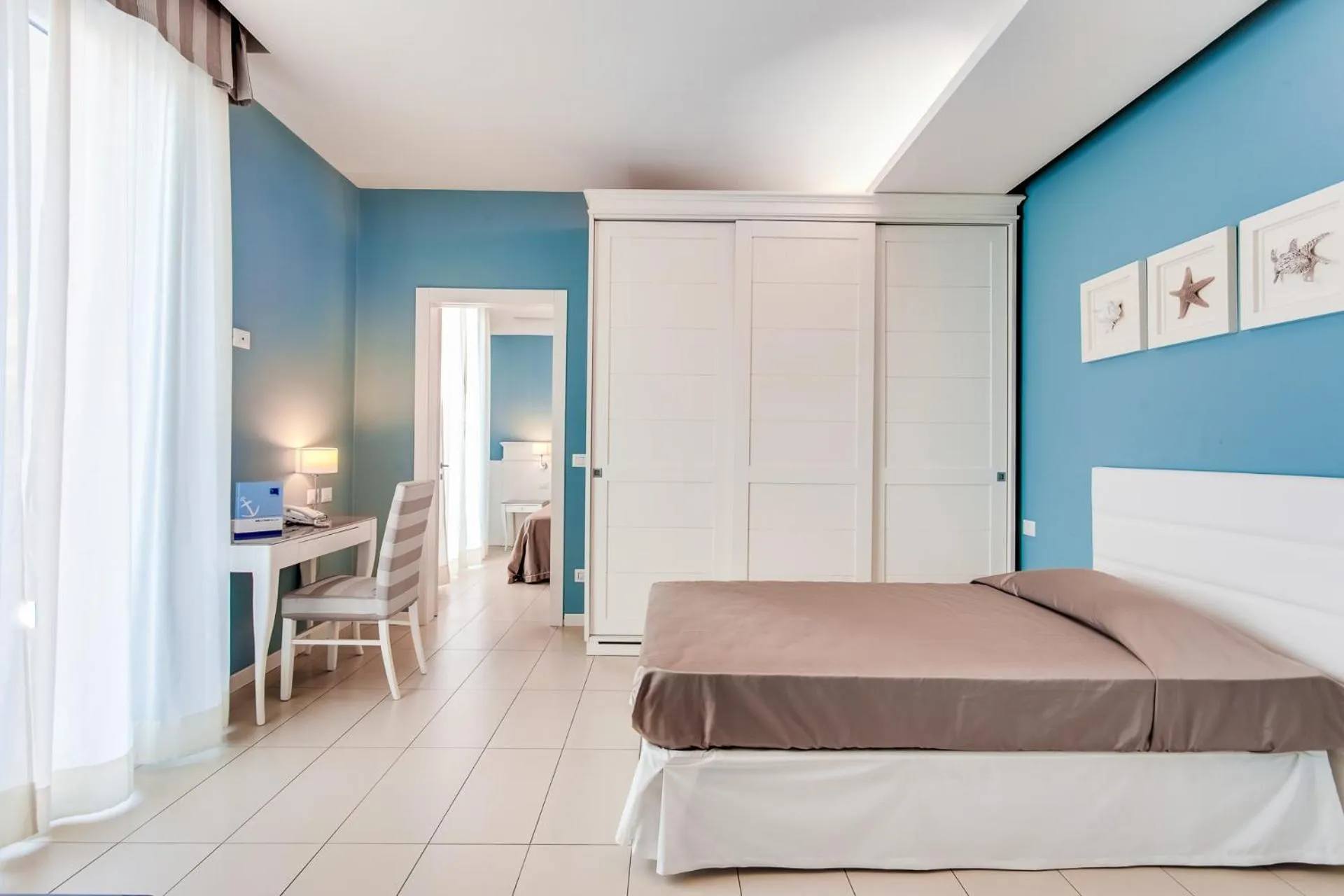 Bedroom, Bed in Hotel Nettuno