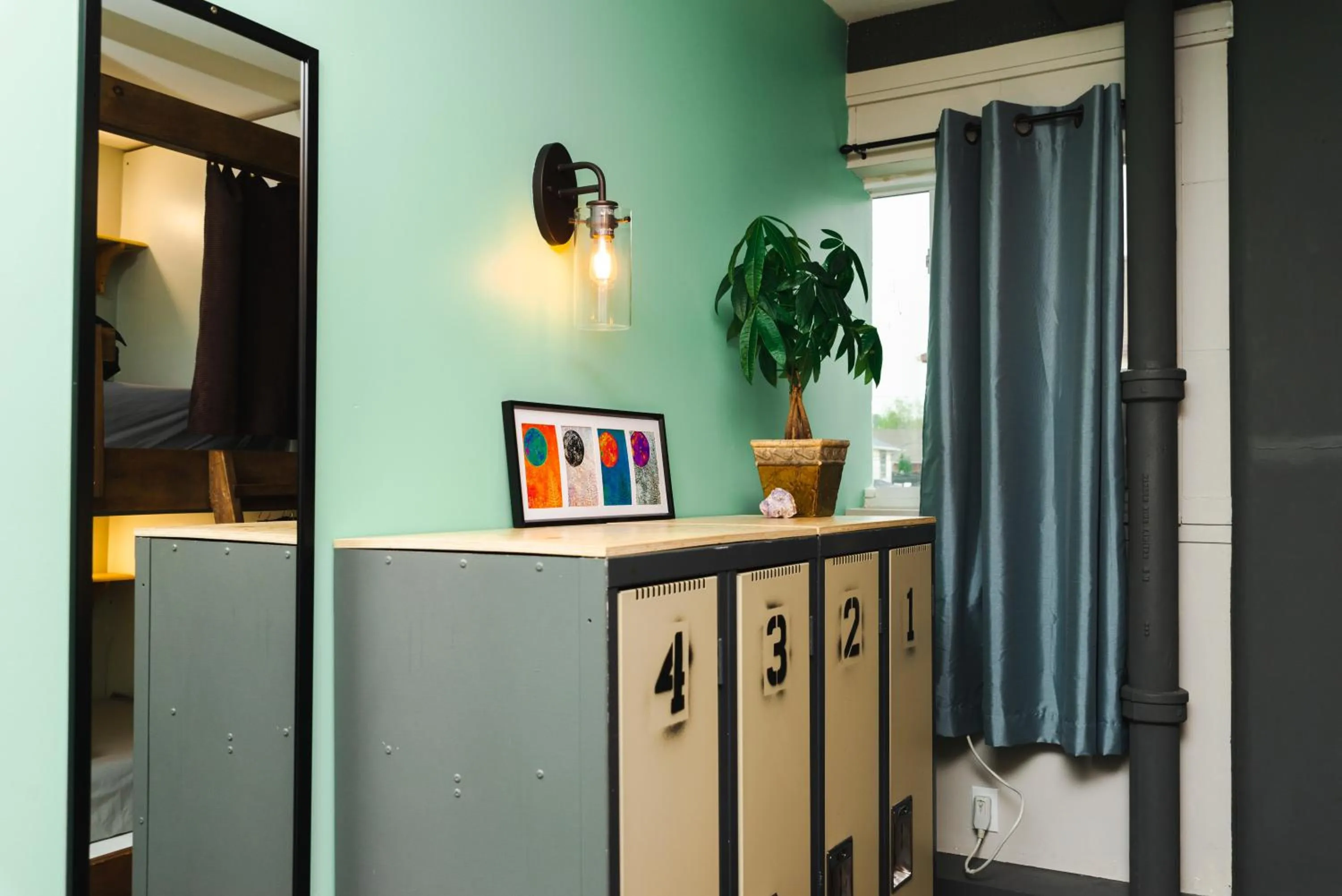 locker in The Haven Hostel