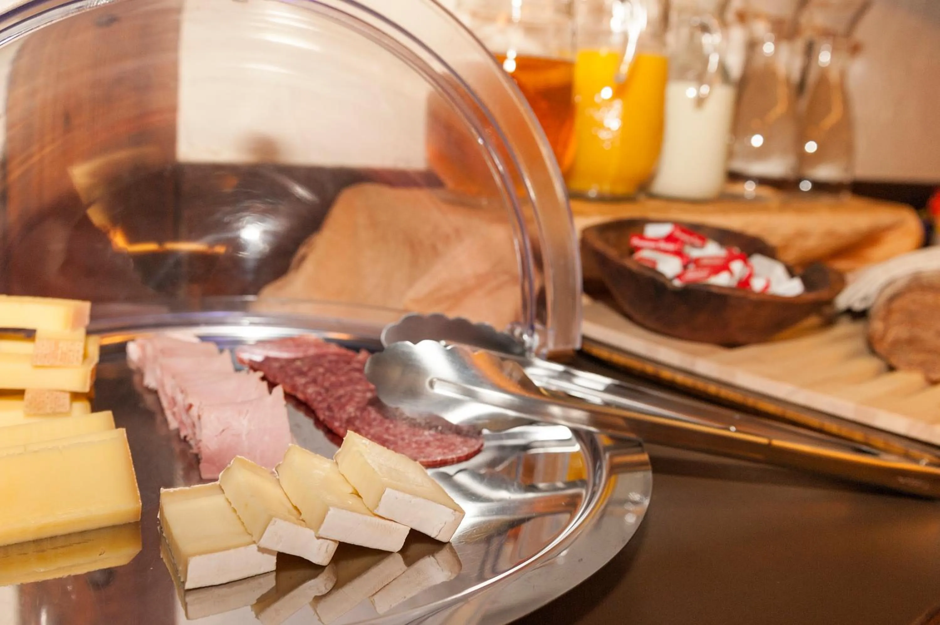 Food close-up in BaseCamp Hotel