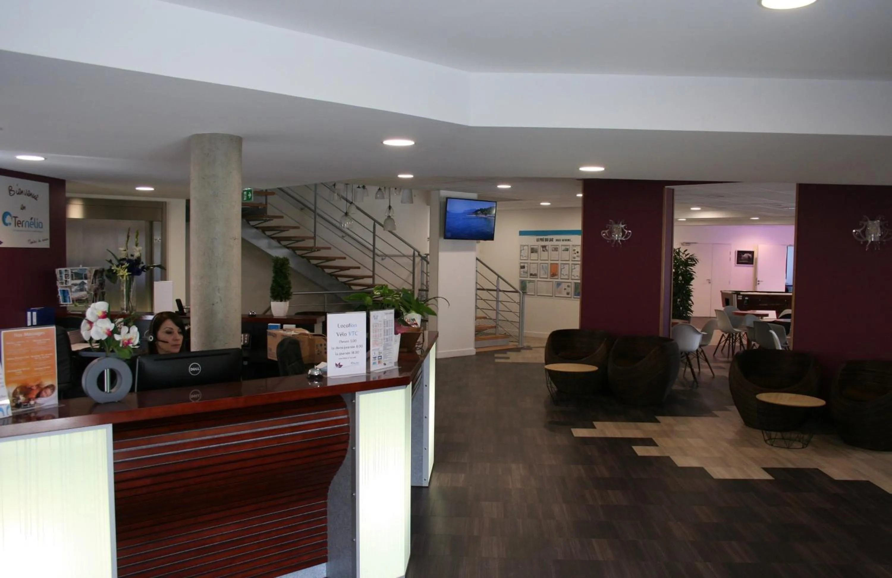 Lobby or reception in Le Pré du Lac