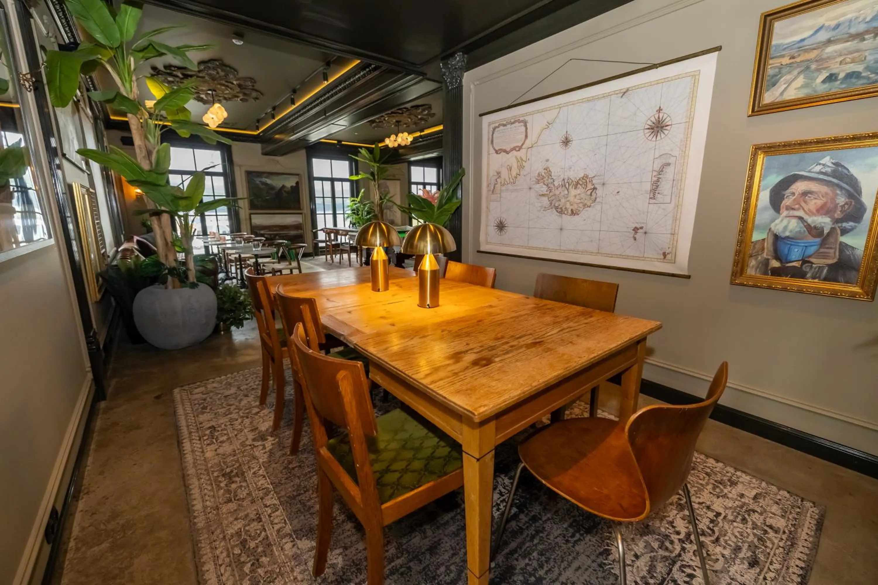 Seating area in Hotel Akureyri