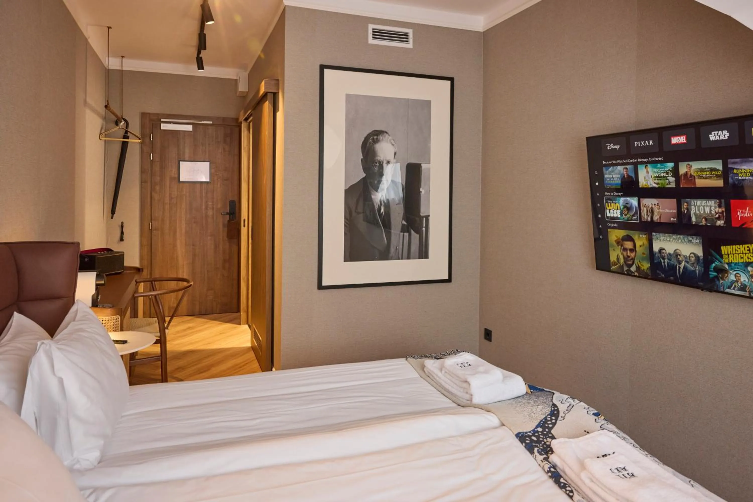 Bed in Hotel Akureyri