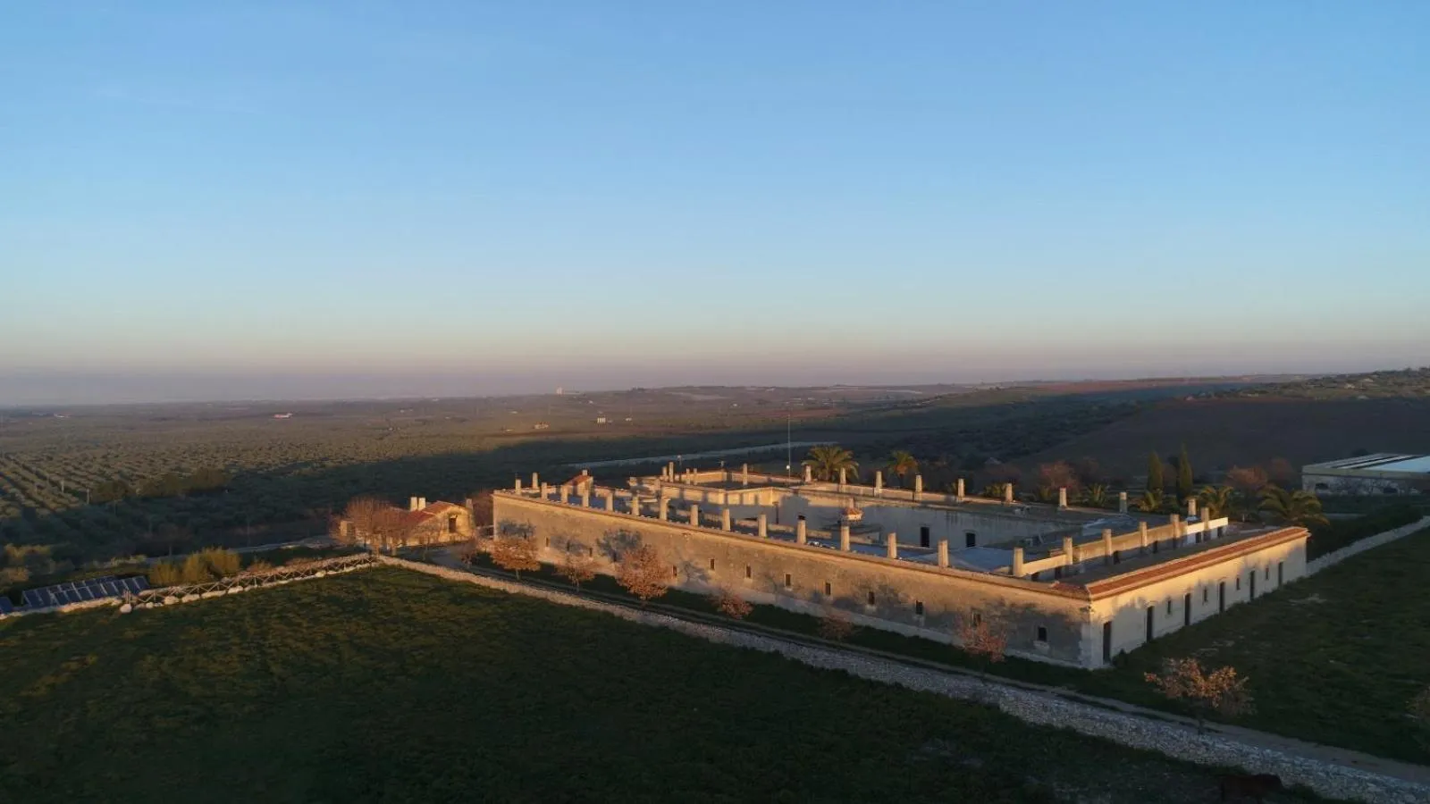Bird's eye view in Lama Di Luna Biomasseria