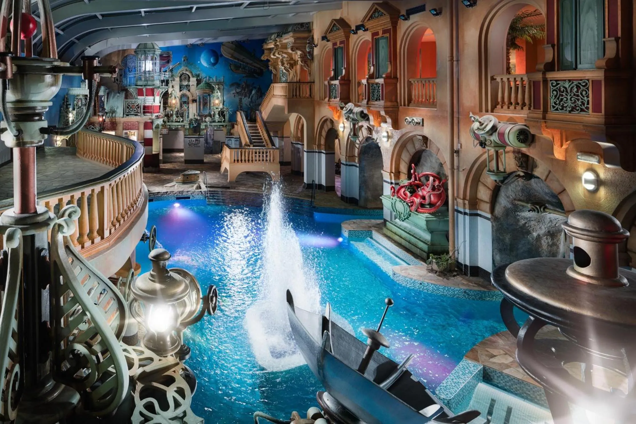 Aqua park in Wellness Hotel Babylon