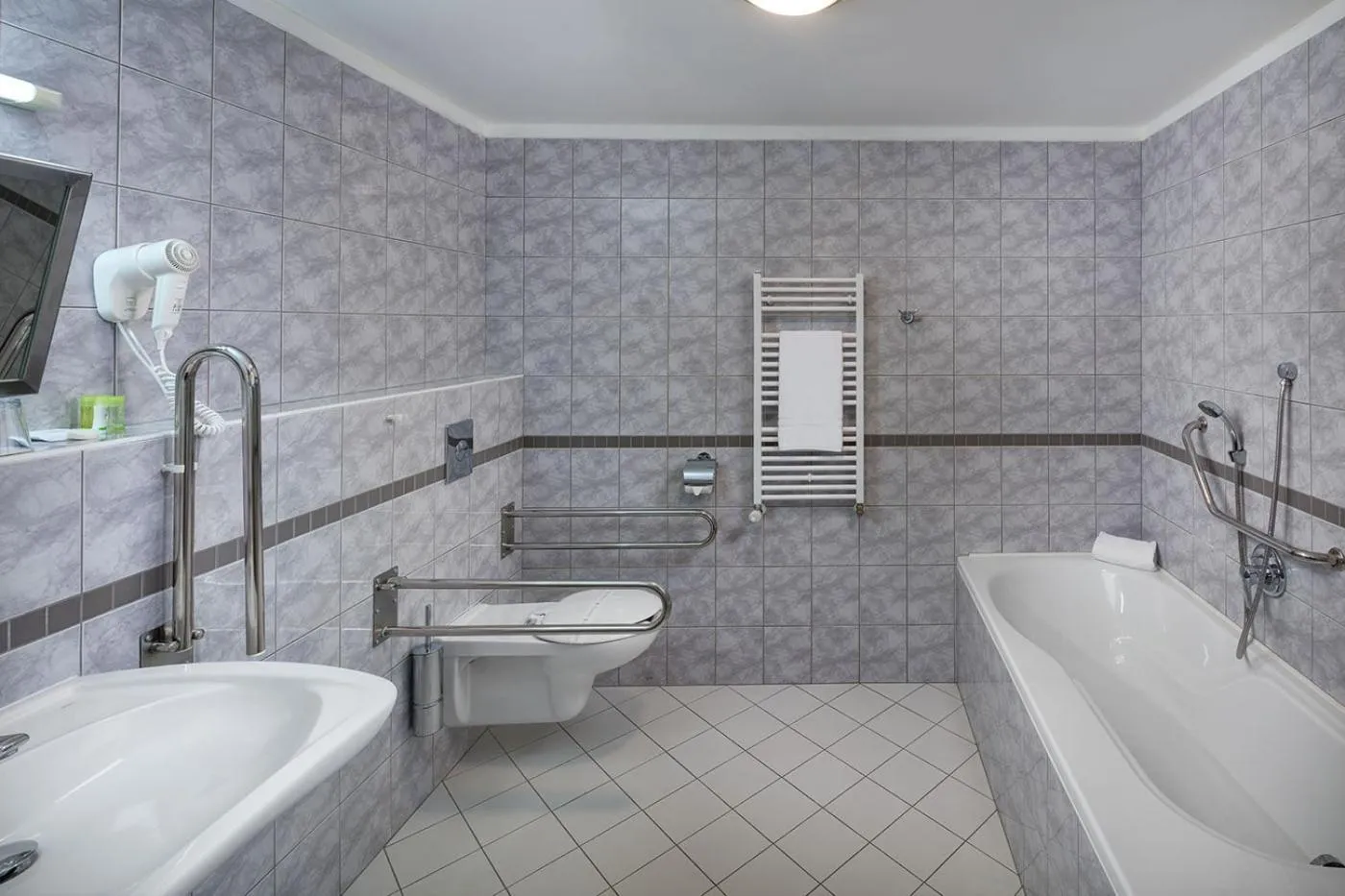 Bathroom in Wellness Hotel Babylon